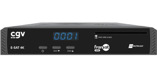 Décodeur satellite CGV enregistreur satellite UHD 4K