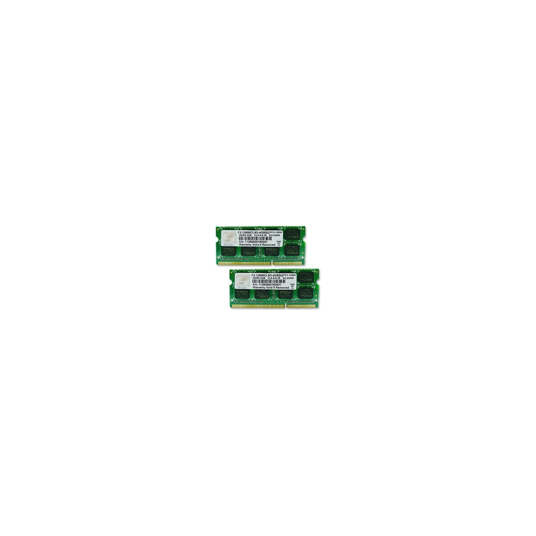 Mémoire vive G.SKILL SODIMM 4 Go DDR3 1600 Mhz