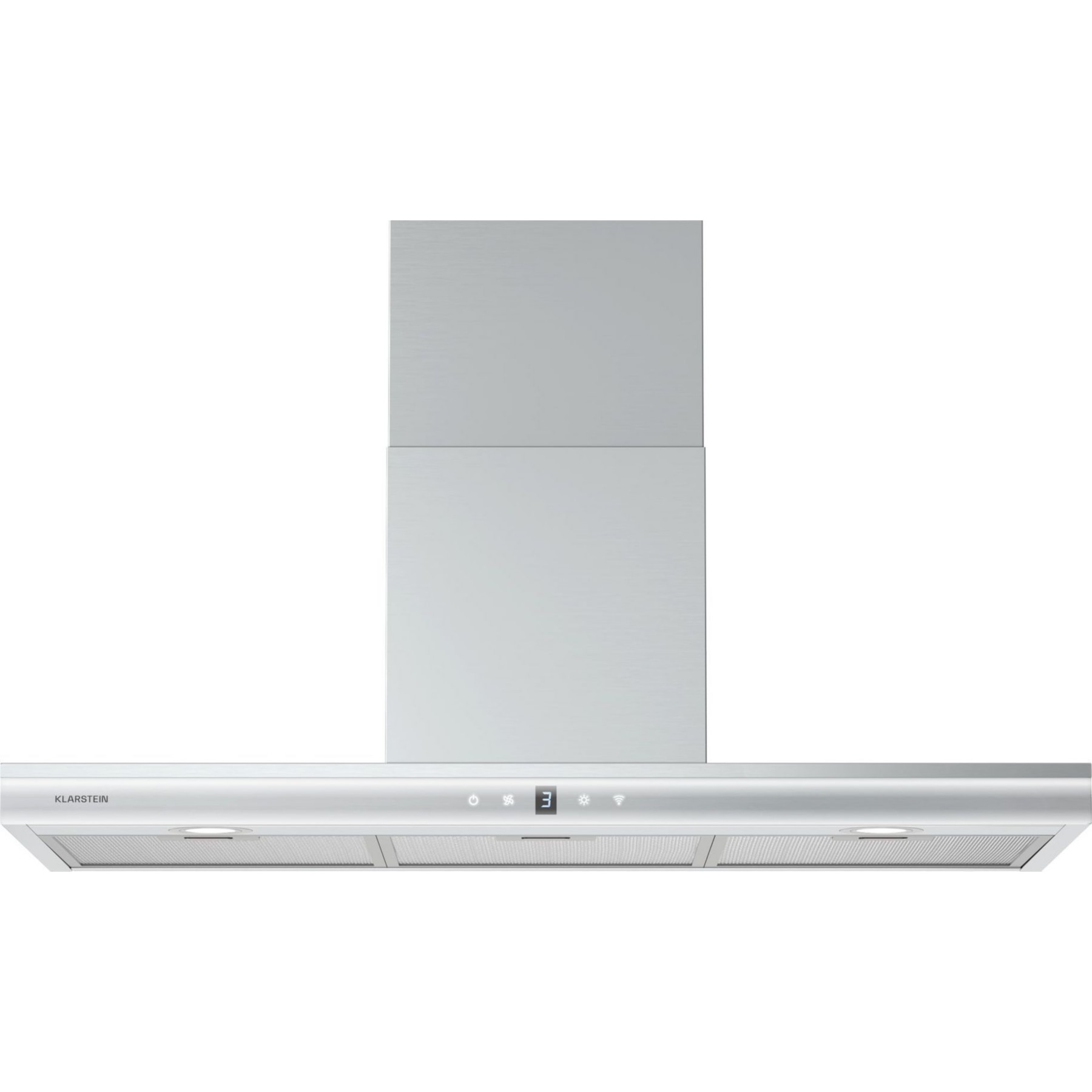 Hotte décorative murale KLARSTEIN Auriana 90cm 700 m³/h WiFi tactile Blanc