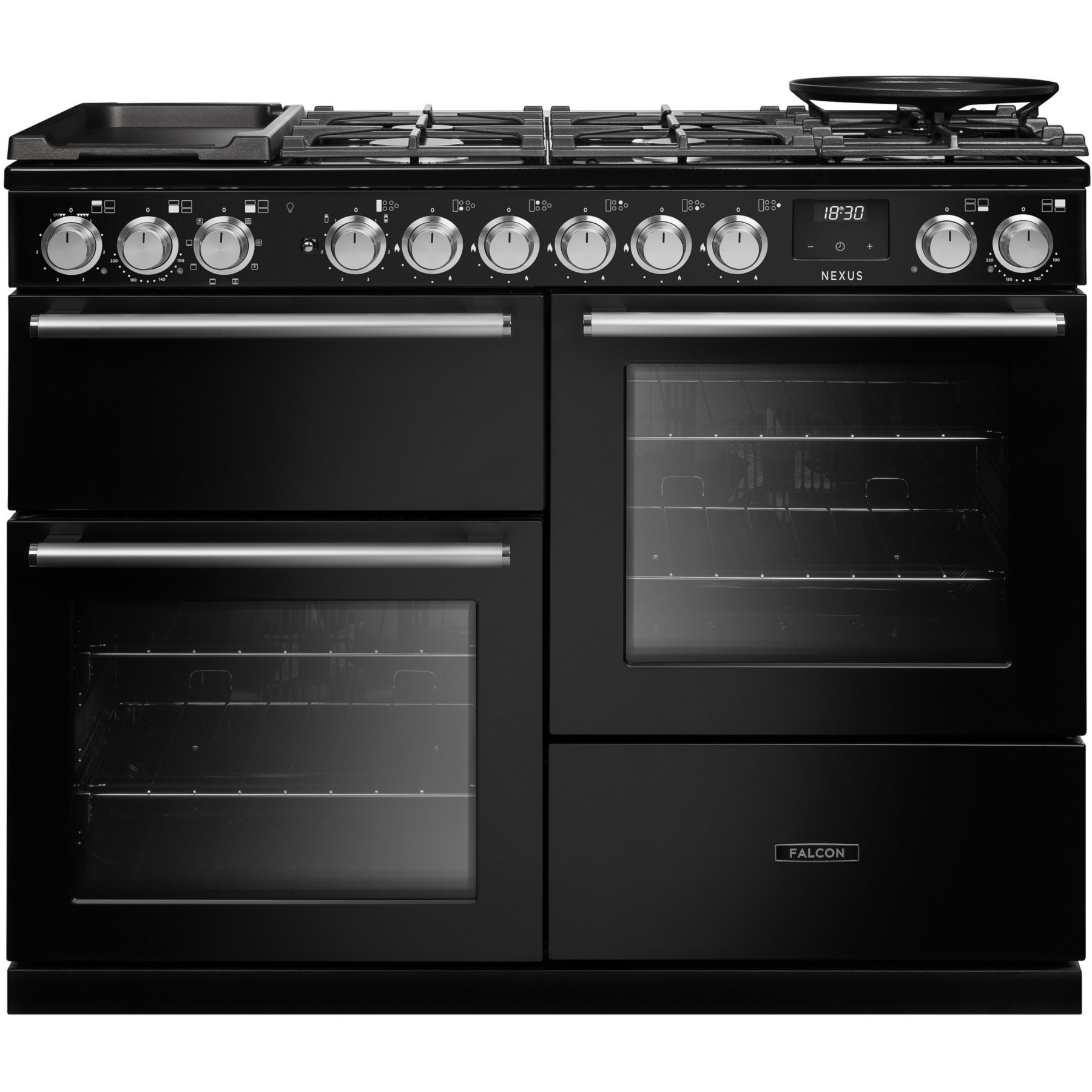 Piano de cuisson mixte FALCON NEXUS NGC OC  TAB GAZ 110 CM CHARBON CHR