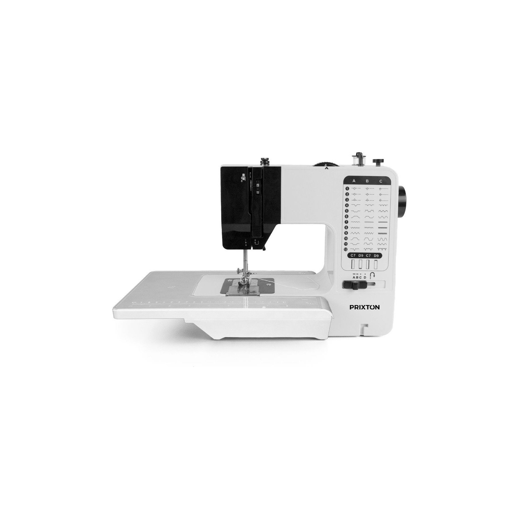 Machine à coudre PRIXTON P125 avec 38 Points de Couture