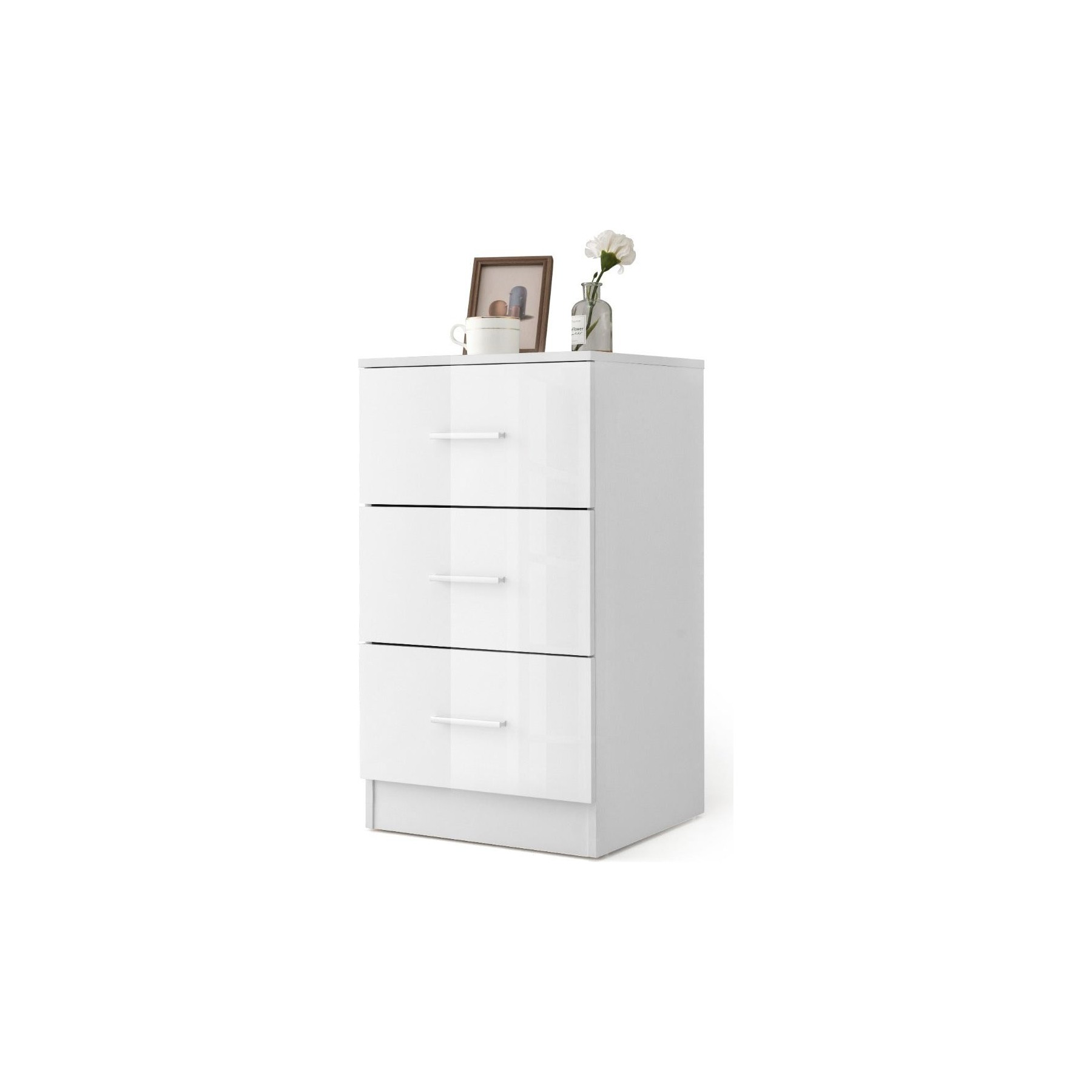 Armoire HELLOSHOP26 Classeur à 3 tiroirs pour bureau format
