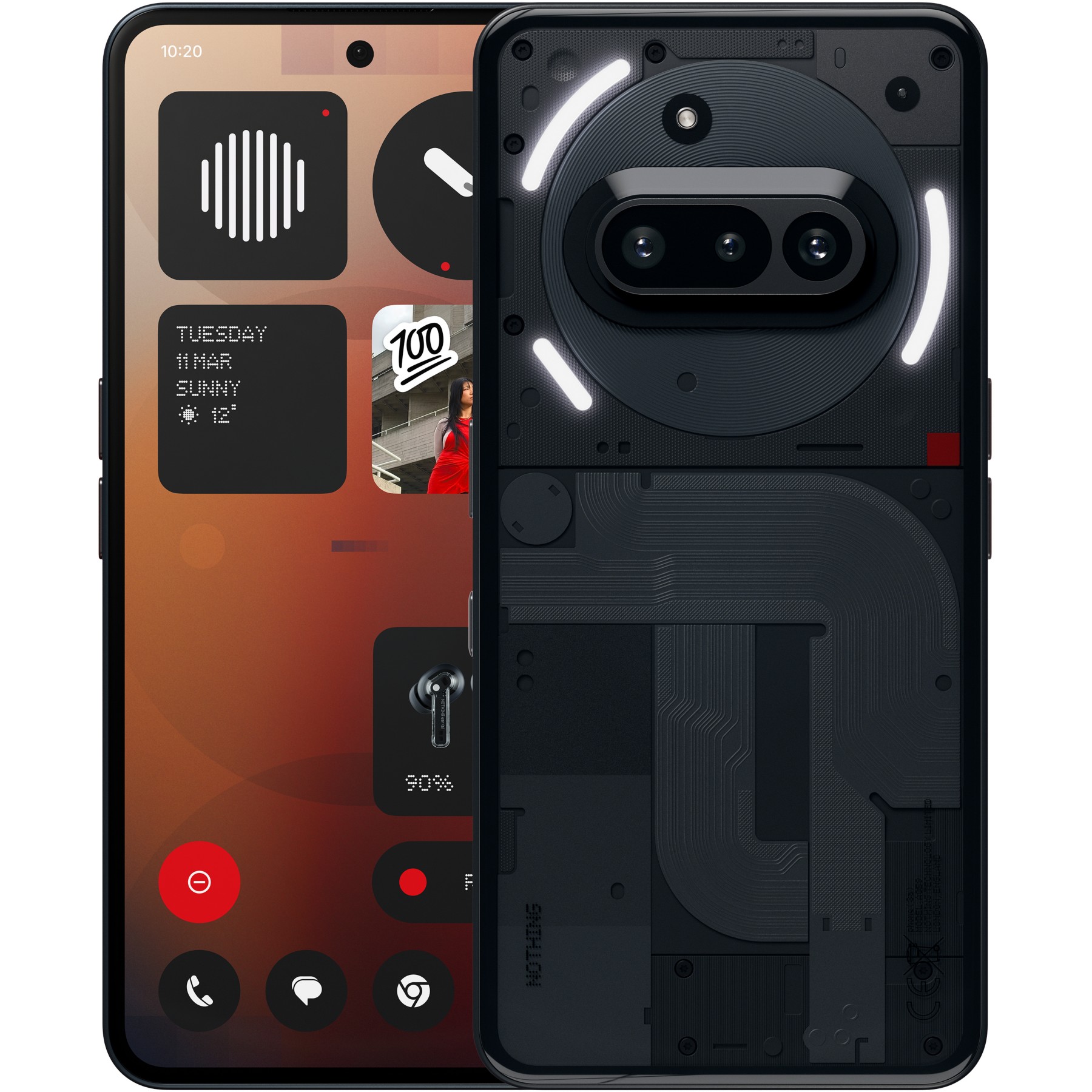 Smartphone NOTHING Phone 3A 5G  256Go Noir