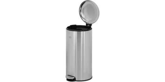 Poubelle de cuisine manuelle ESSENTIELB ronde 30L avec pedale