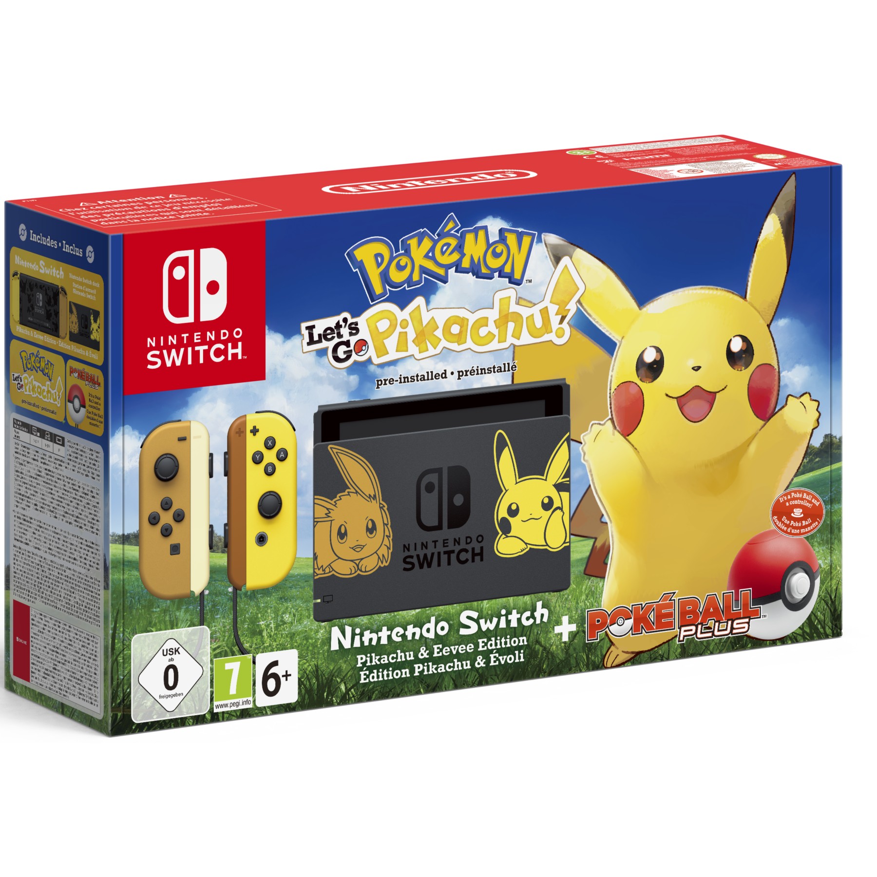 Console NINTENDO Switch Pokemon Let's Go Pikachu Reconditionné