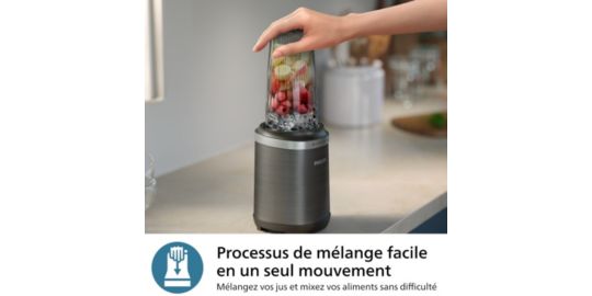 Blender PHILIPS HR2766/00 Blender mixeur noir 0.7L+0.3L, 1000W