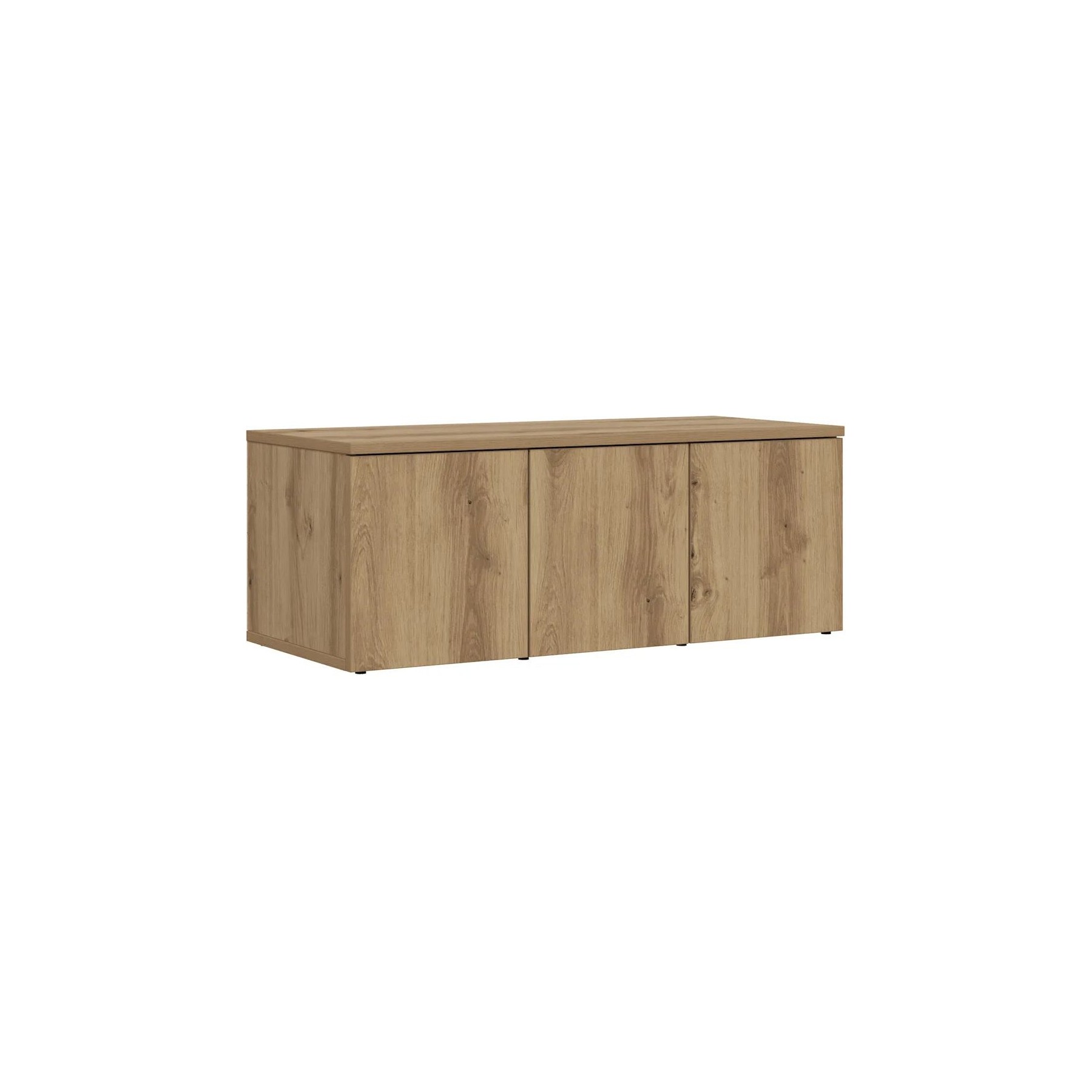 Meuble TV HELLOSHOP26 Meuble TV design épuré rangement 80 x 34