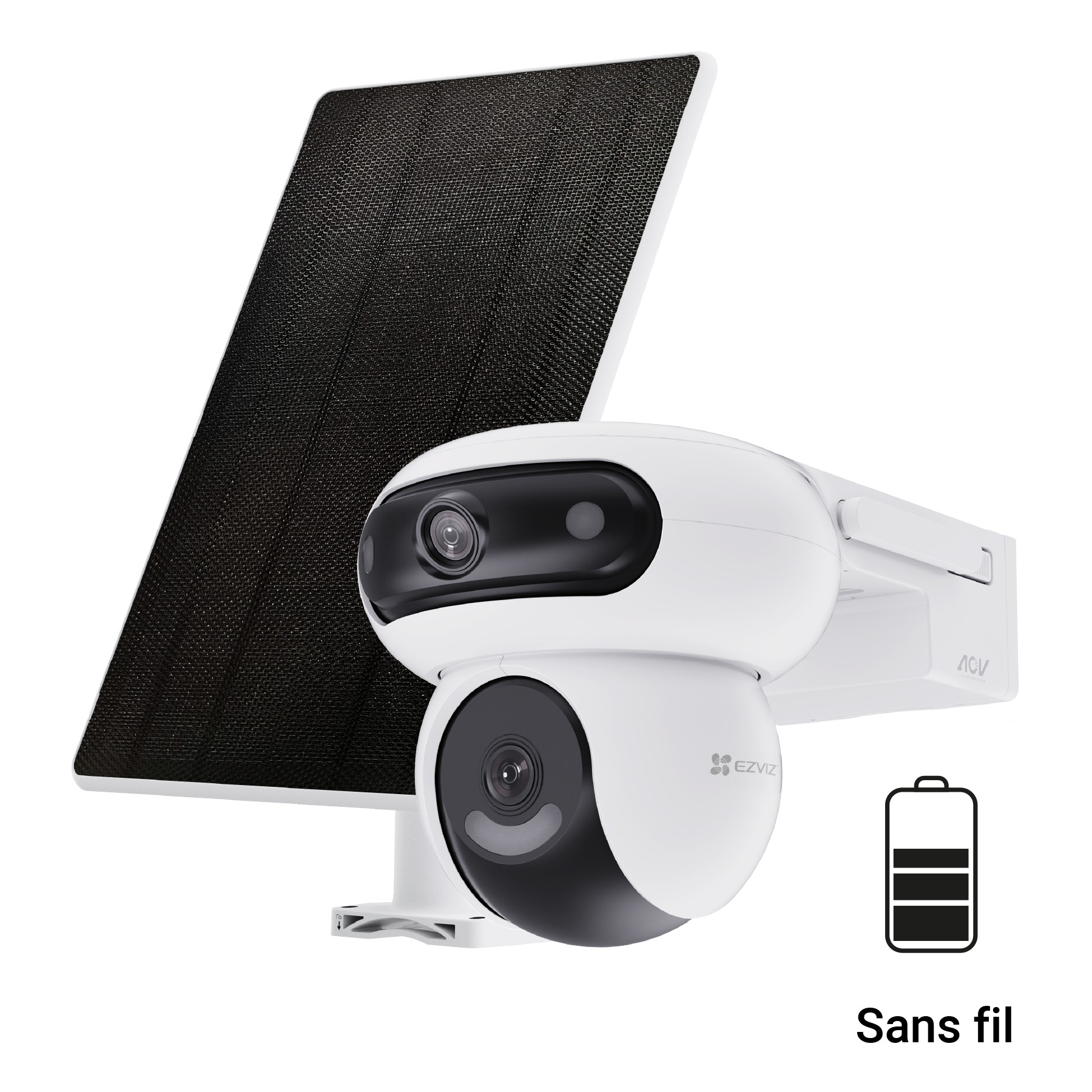 Caméra de surveillance EZVIZ HB90 2k+ + 8W panneau solaire
