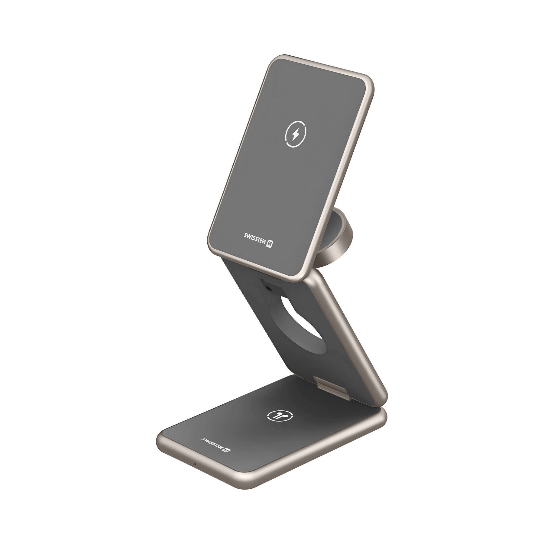 Chargeur induction SWISSTEN Swissten Station de Charge MagSafe 3-en-