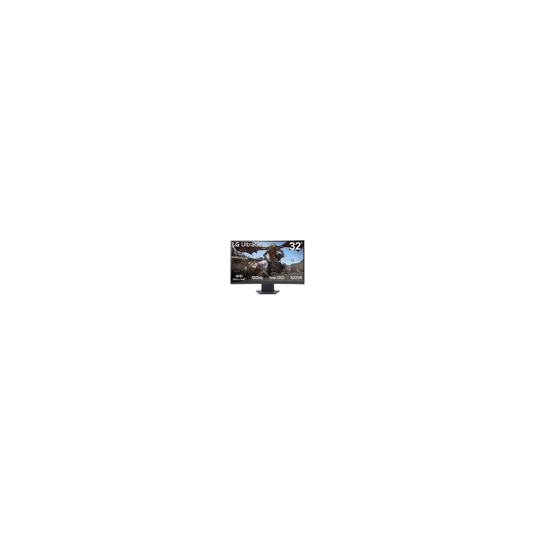 LG Ecran PC  32GS60QC B 180Hz QHD