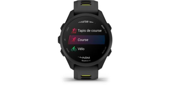 Montre connectée GARMIN Forerunner 170 noir et jaune