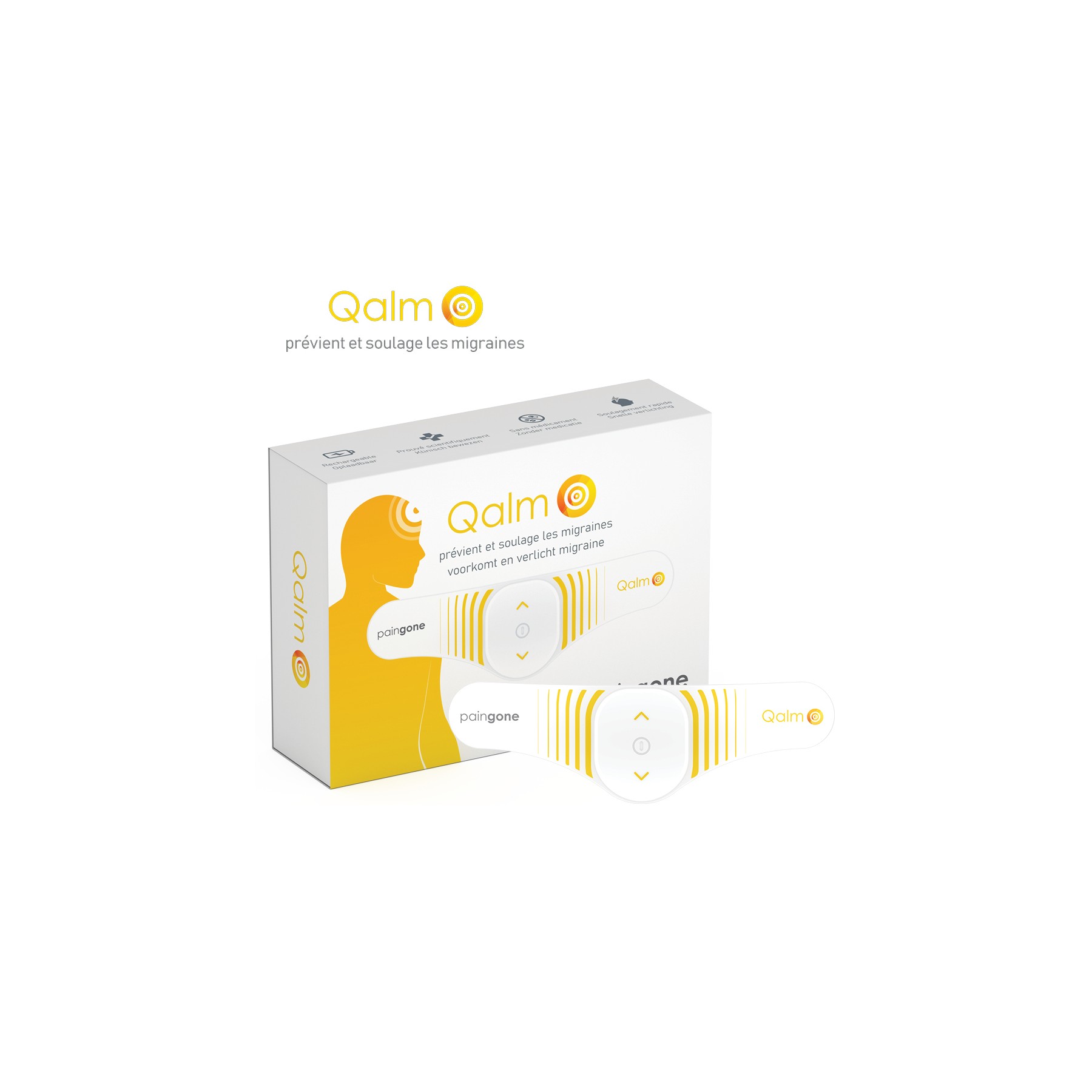 Anti douleur PAINGONE QALM migraine