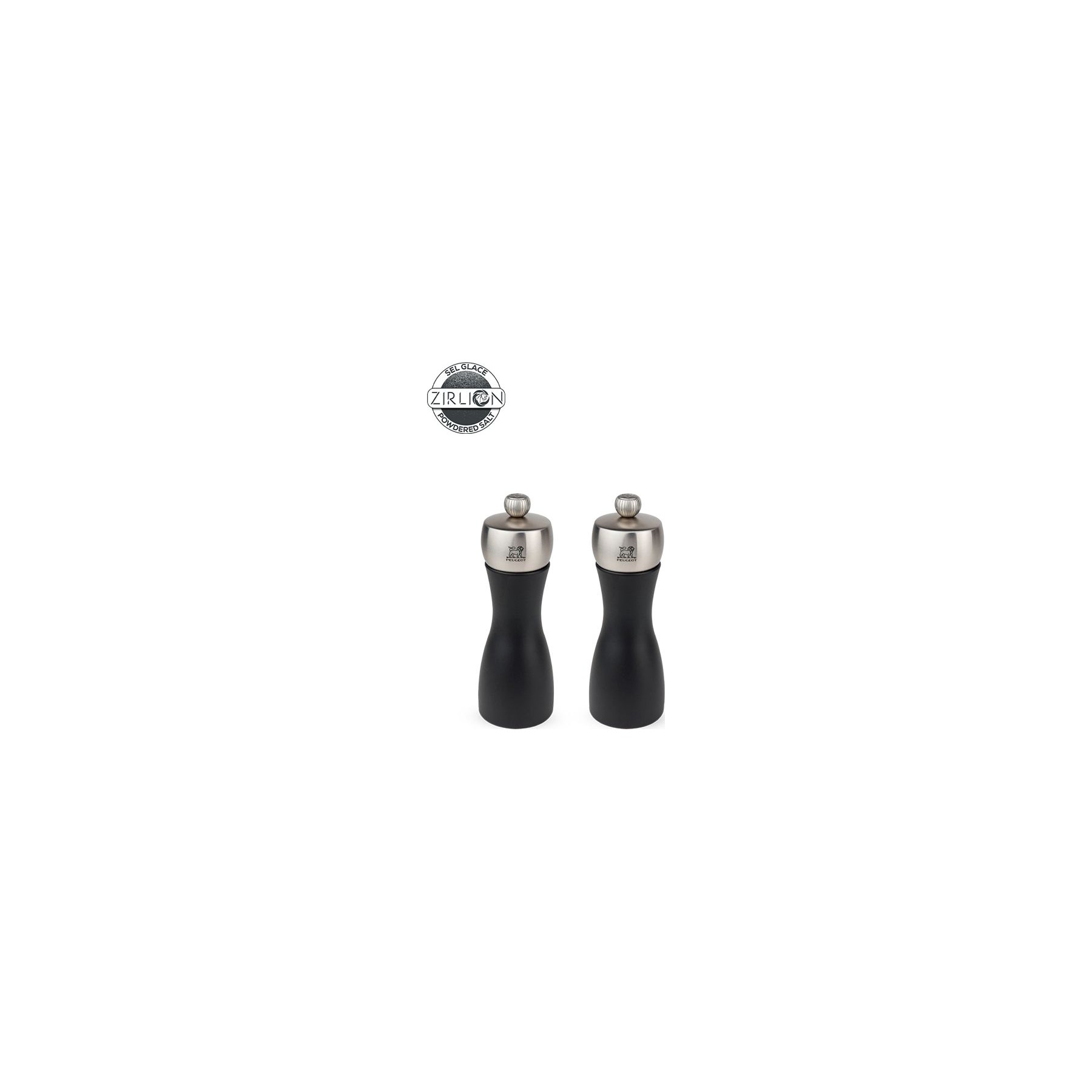 Duo moulins à poivre et sel PEUGEOT Fidji Bois Noir 15cm