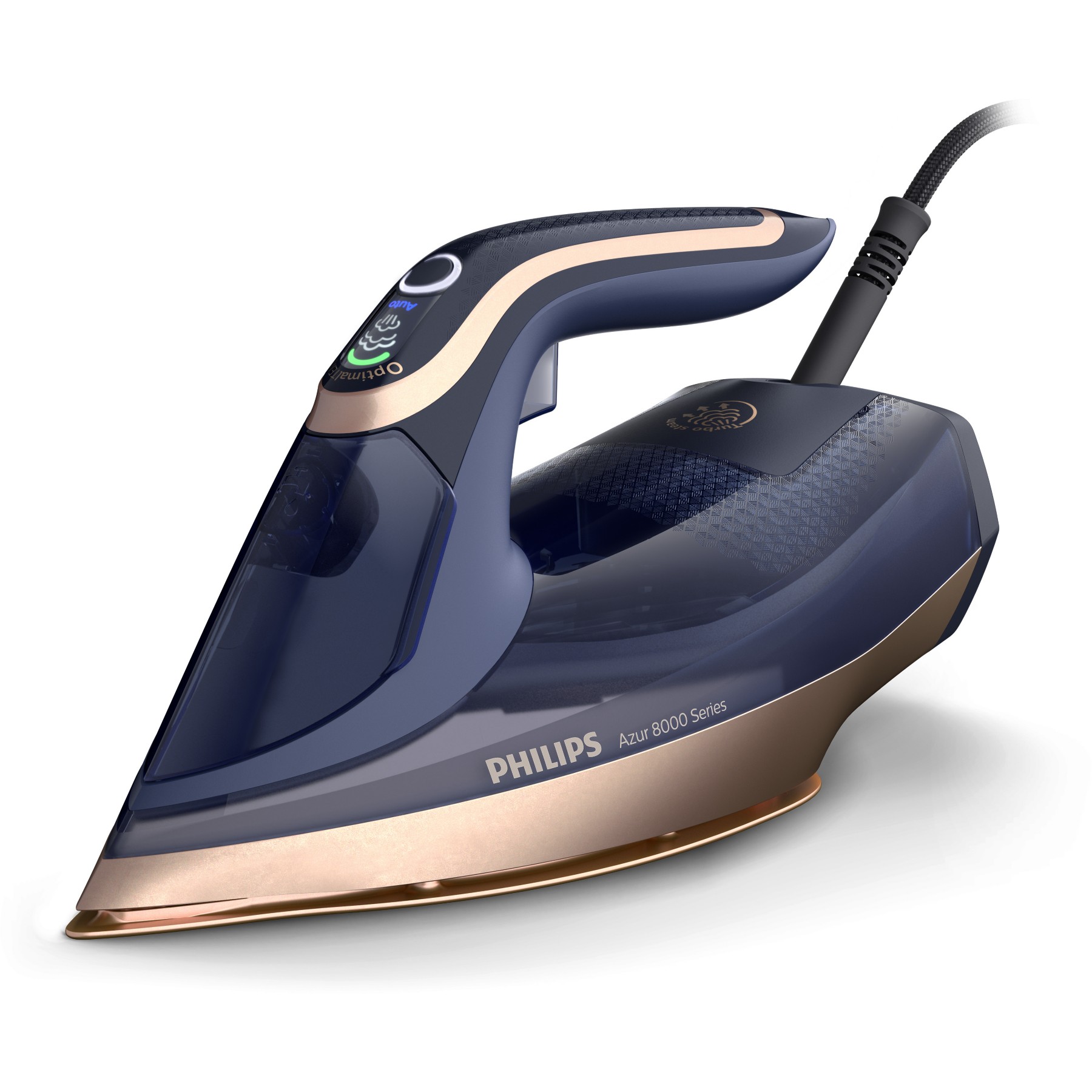 Fer à repasser PHILIPS DST8050/20​ fer à vapeur Série 8000 Bleu foncé/doré, 3000W