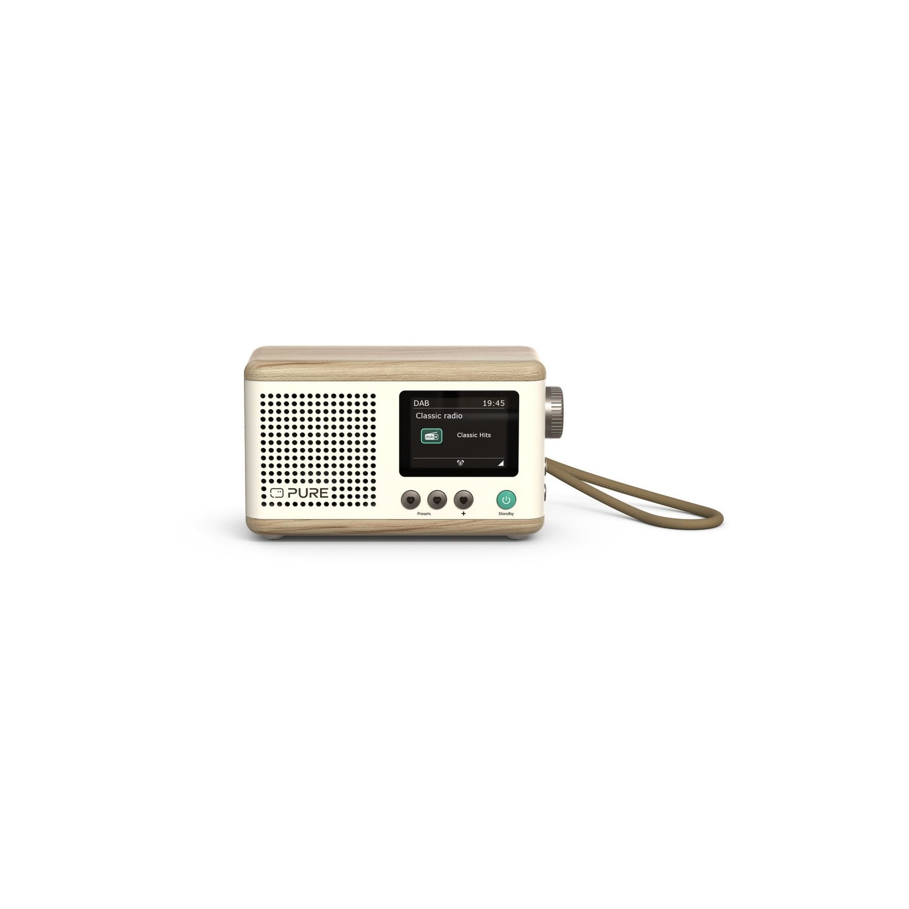 Radio DAB PURE Classic Mini Cotton White/Oak
