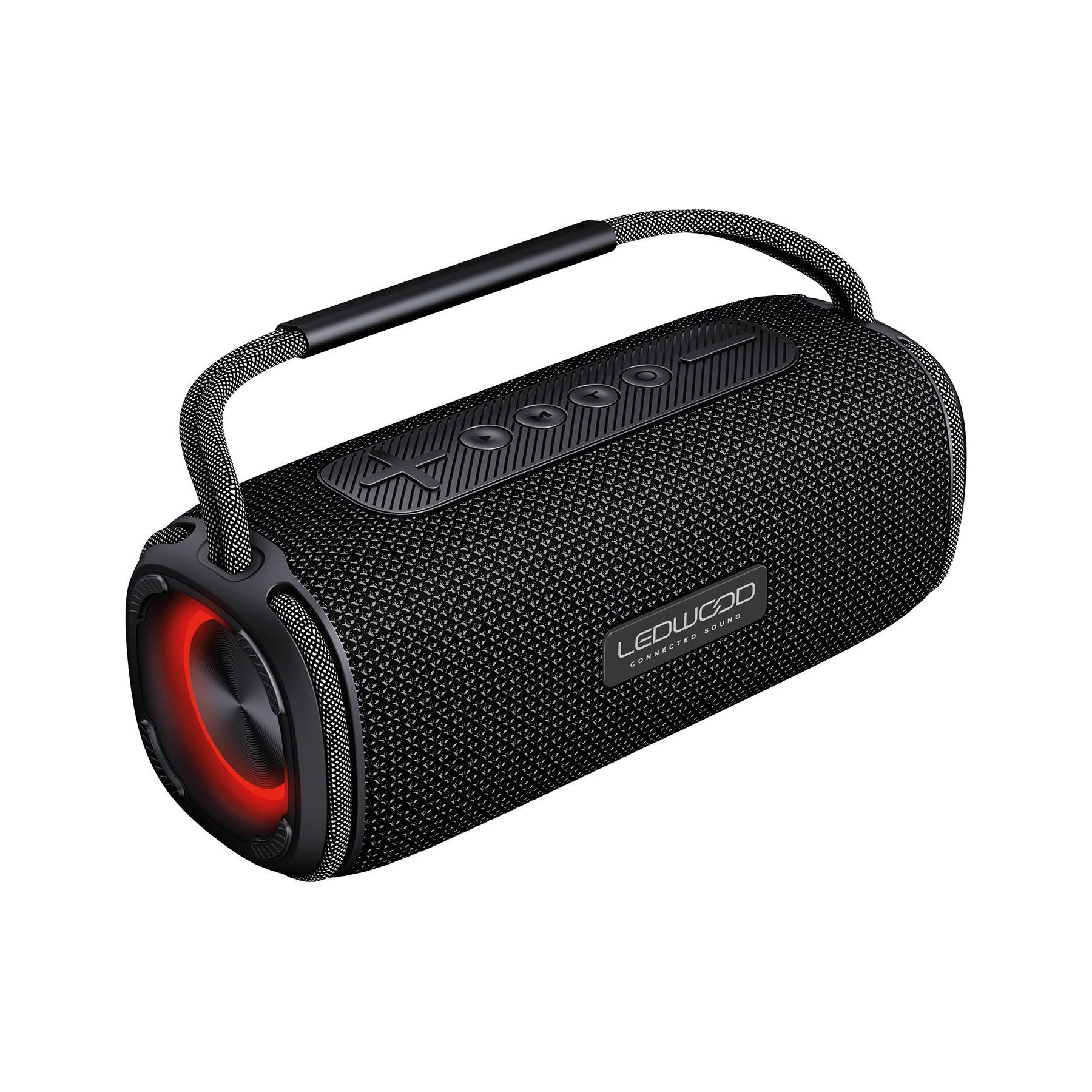 Enceinte nomade LEDWOOD XTR160 Black Effet LED Bluetooth 200W