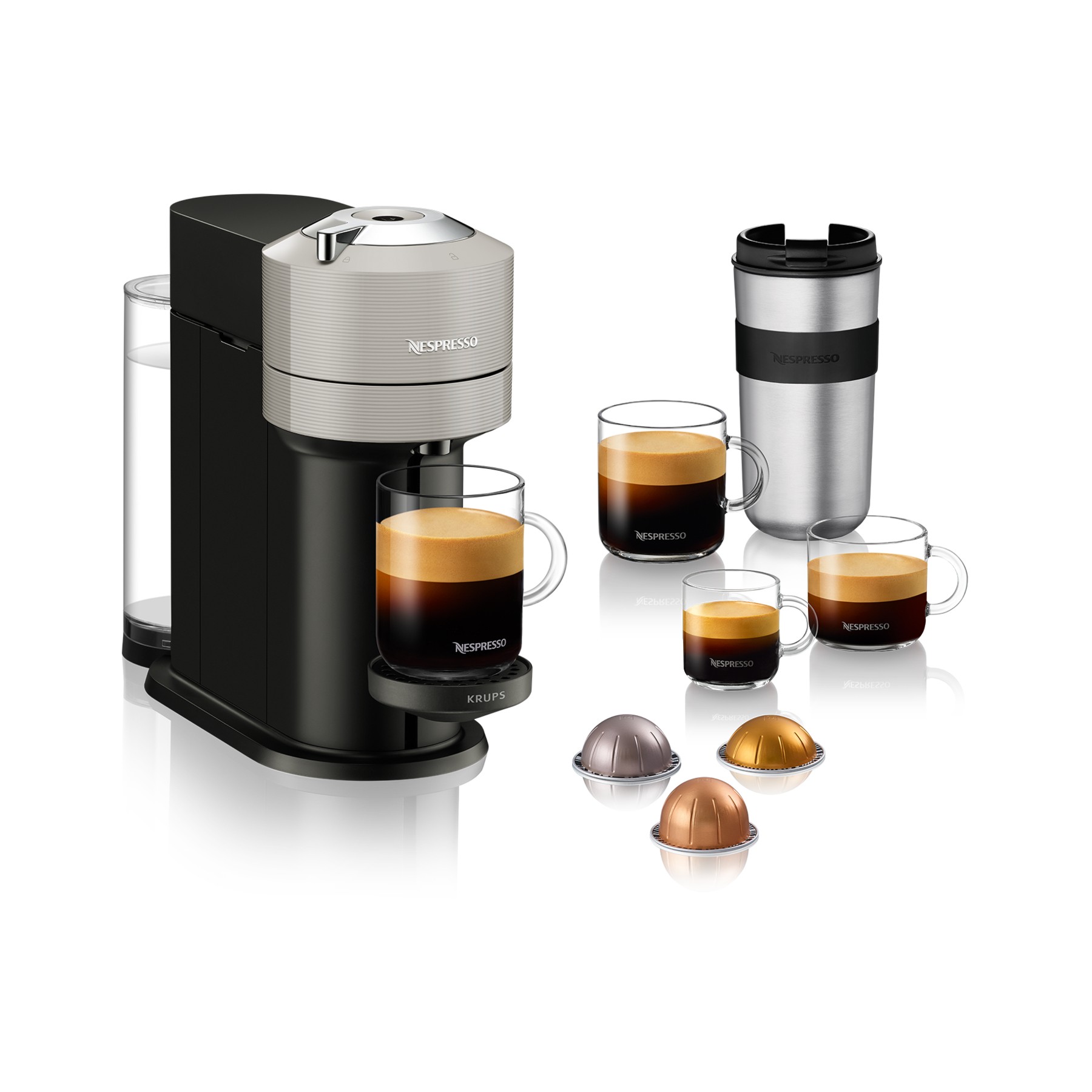 Nespresso KRUPS Vertuo NEXT GRIS CLAIR YY4298FD