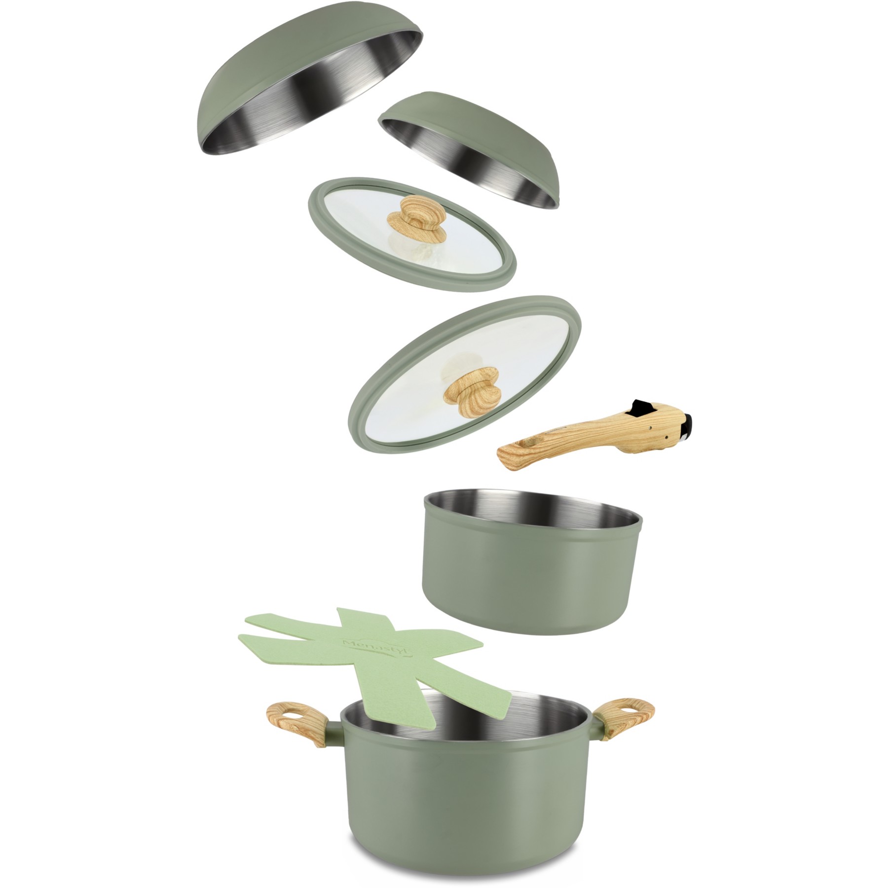 Batterie de cuisine MENASTYL SUPER BALL EASYNOX 8 PIECES