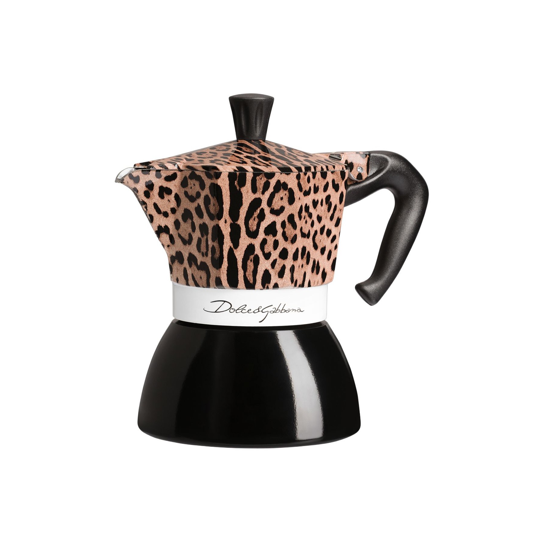 Cafetière italienne BIALETTI Moka Induction 4 cups D&G Leopard