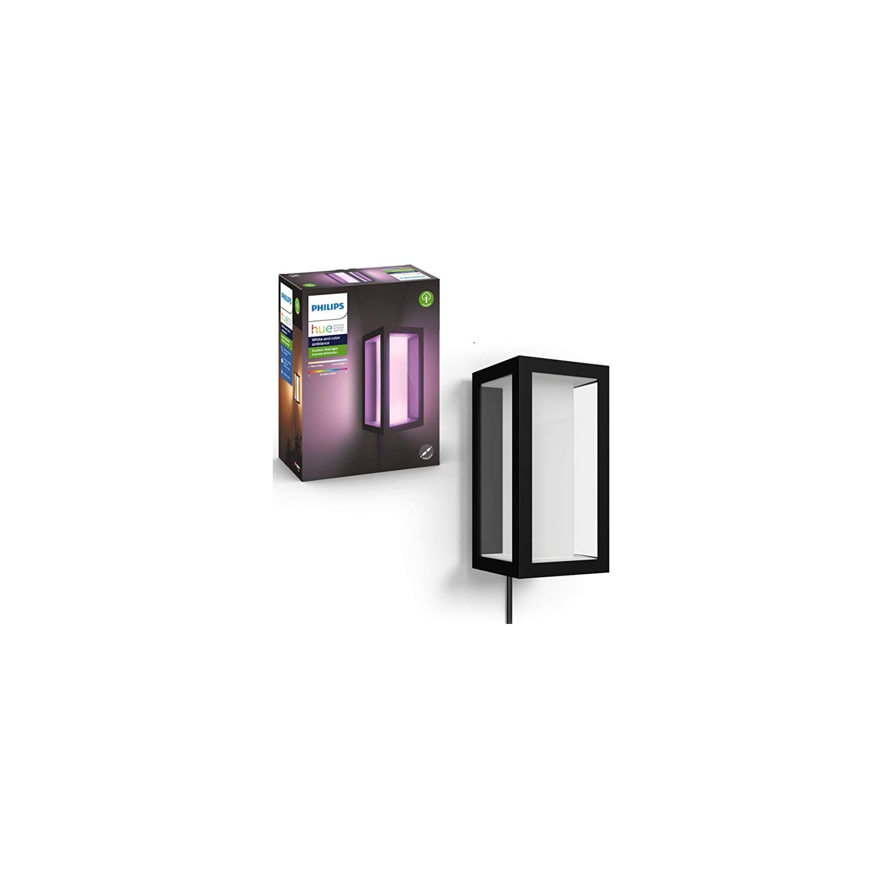 Luminaire PHILIPS HUE W&C IMPRESS basse tension Noir