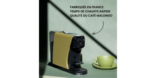 Cafetière à dosette MALONGO EOH KAKI MAT