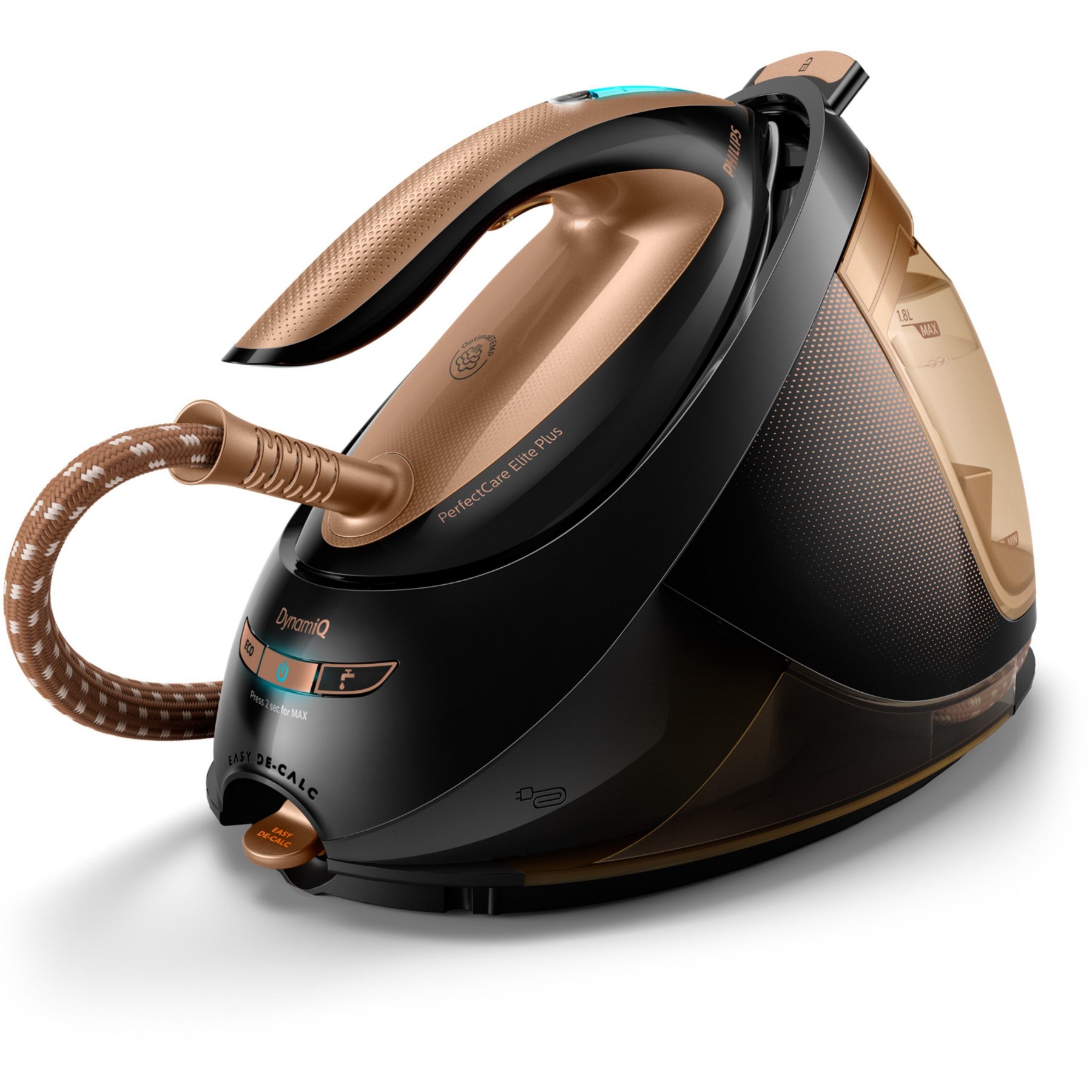 Centrale vapeur PHILIPS GC9682/80 noir et doré 1,8L