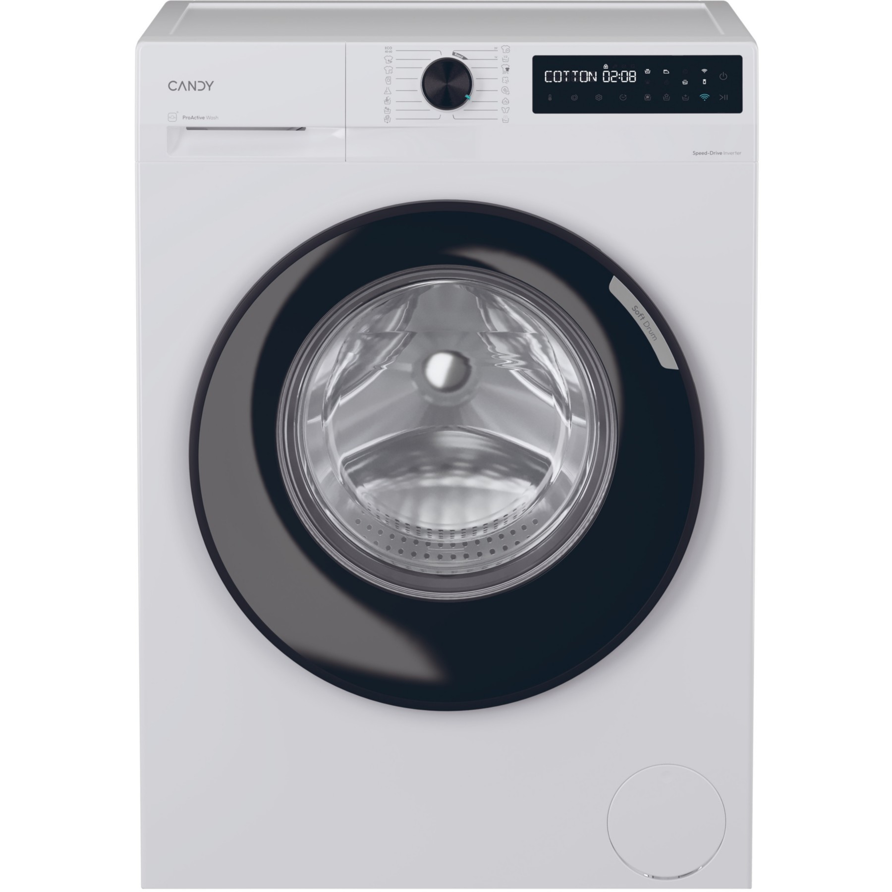 Lave linge hublot CANDY BR 49B8-S - 9 kg - 1400 tr/min - Classe A - Vapeur - Connecté