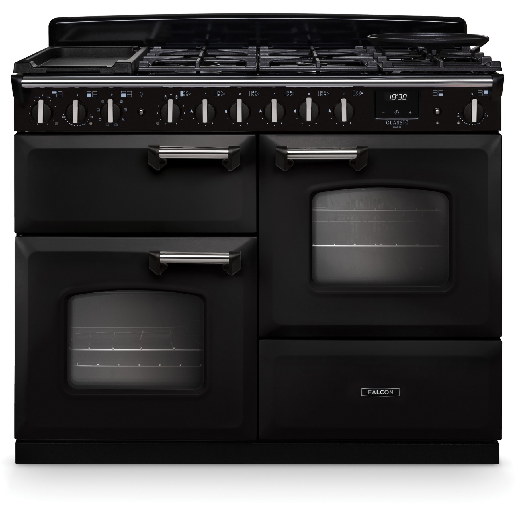 Piano de cuisson mixte FALCON NGC TAB MIX 110 CM CHARBON CHROME