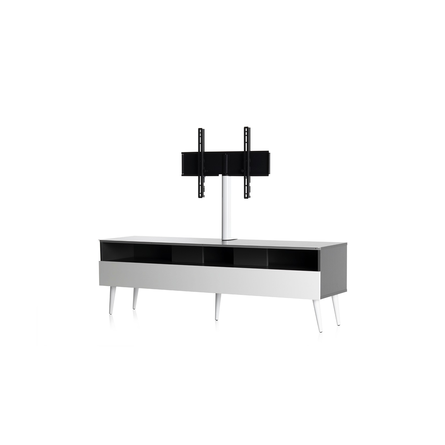 Meuble TV MELICONI Cadix 160 cm gris