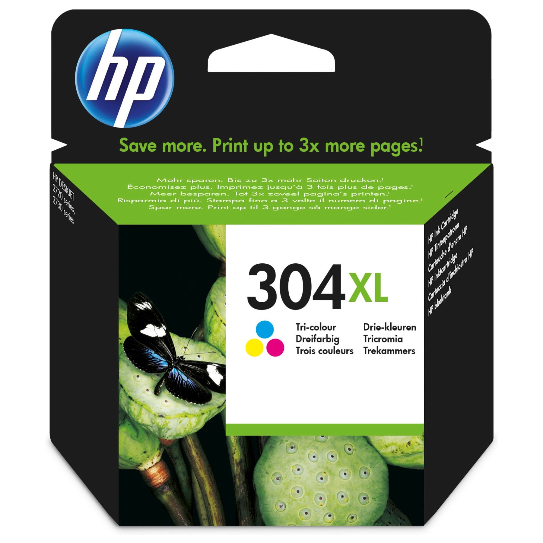 Cartouche d'encre HP Originale 304 XL Haute Capacité 3 Couleurs - N9K07AE