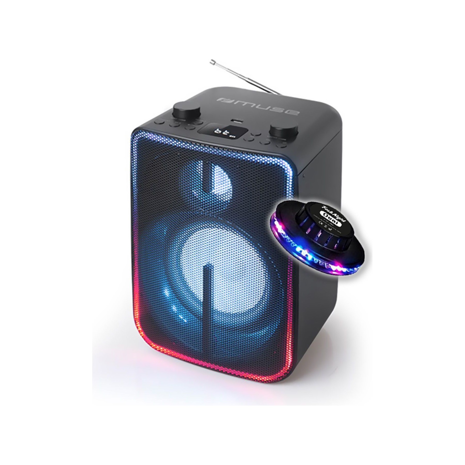 Enceinte sono MUSE Enceinte sans fil Muse M-1802DJ stéréo 6