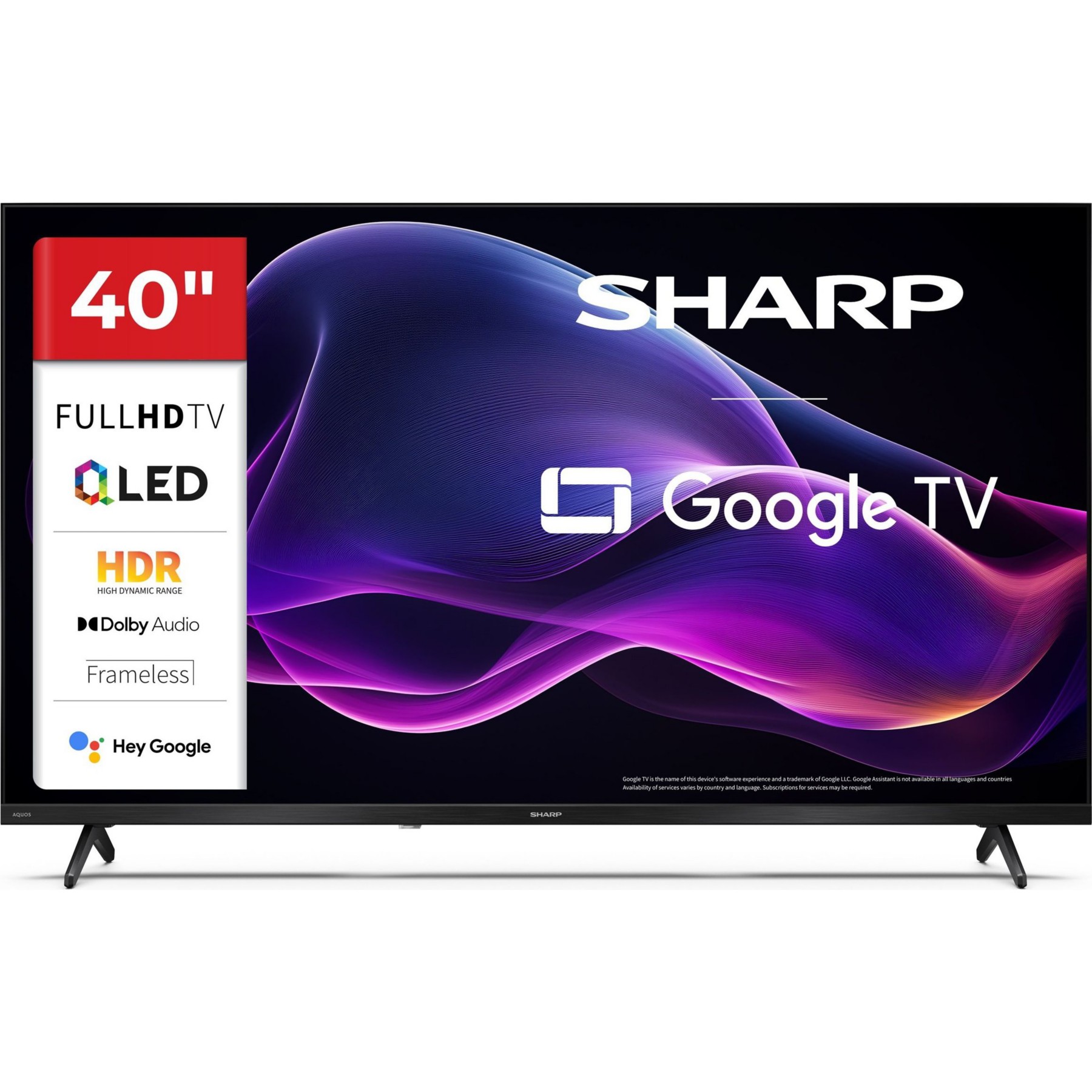TV QLED SHARP 40'' Qled FHD Google TV