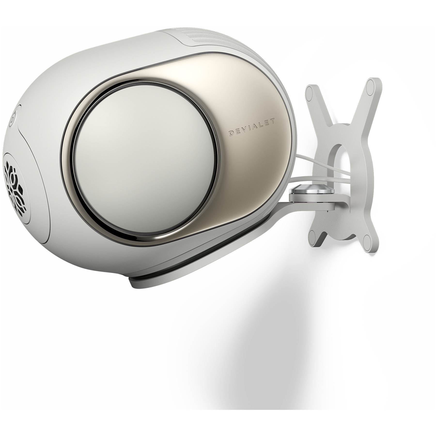 Support enceinte DEVIALET Gecko Phantom Ultimate 98 dB Light Pearl