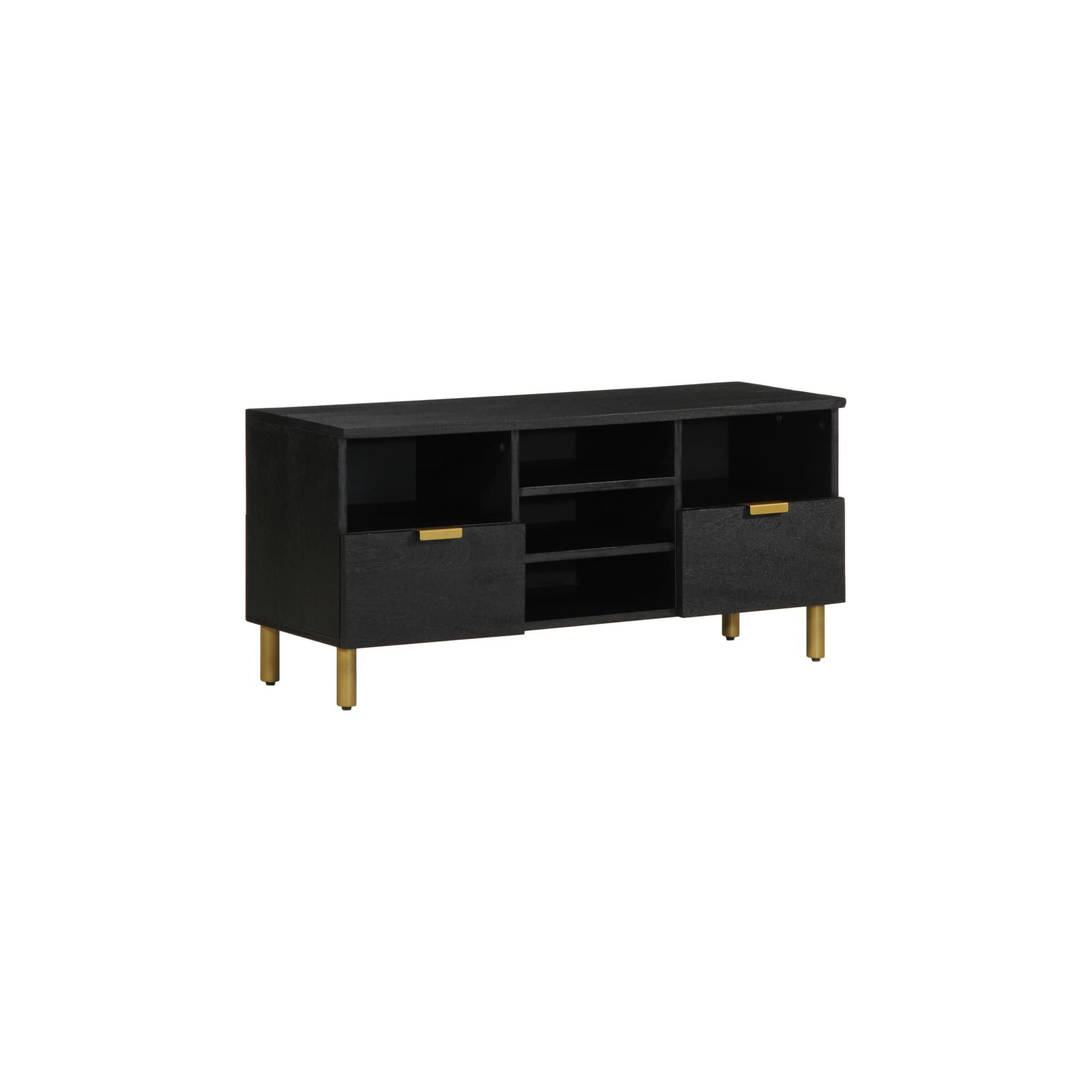 Meuble TV HELLOSHOP26 Meuble TV grand espace de rangement mode