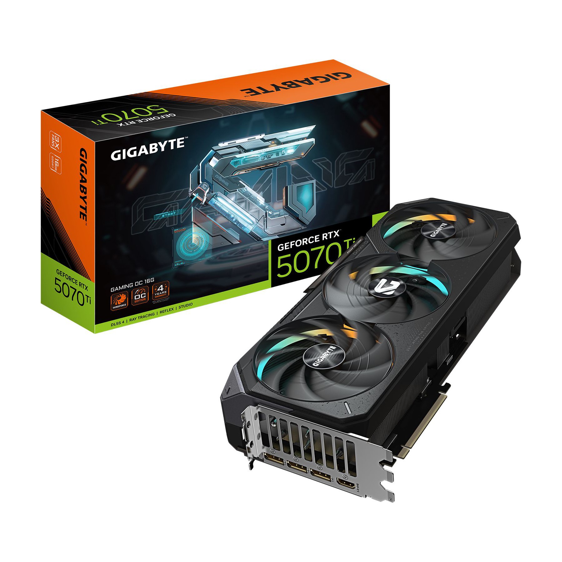 Carte graphique GIGABYTE Gigabyte GeForce RTX 5070 Ti GAMING OC 1