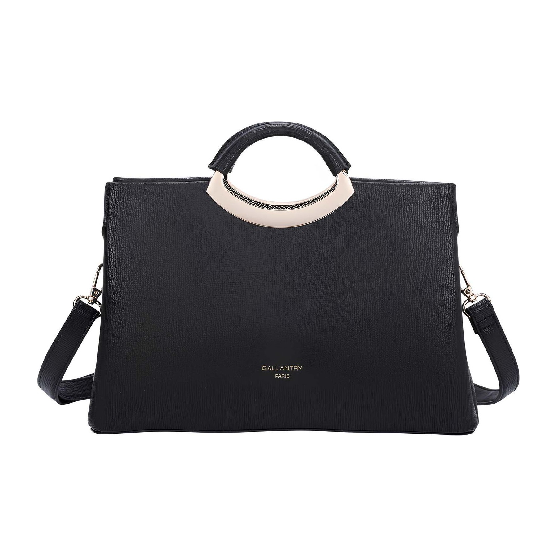 Sac bandoulière GALLANTRY Femme Effet Grainé avec Poignée Rigide