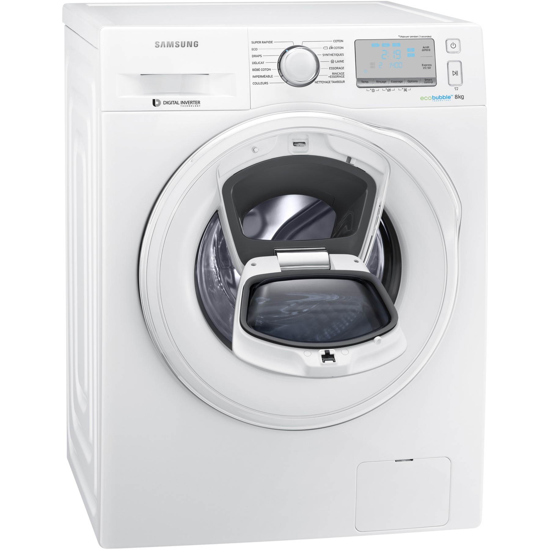 Lave linge hublot SAMSUNG ADDWASH WW 8EK6415 SW Reconditionné