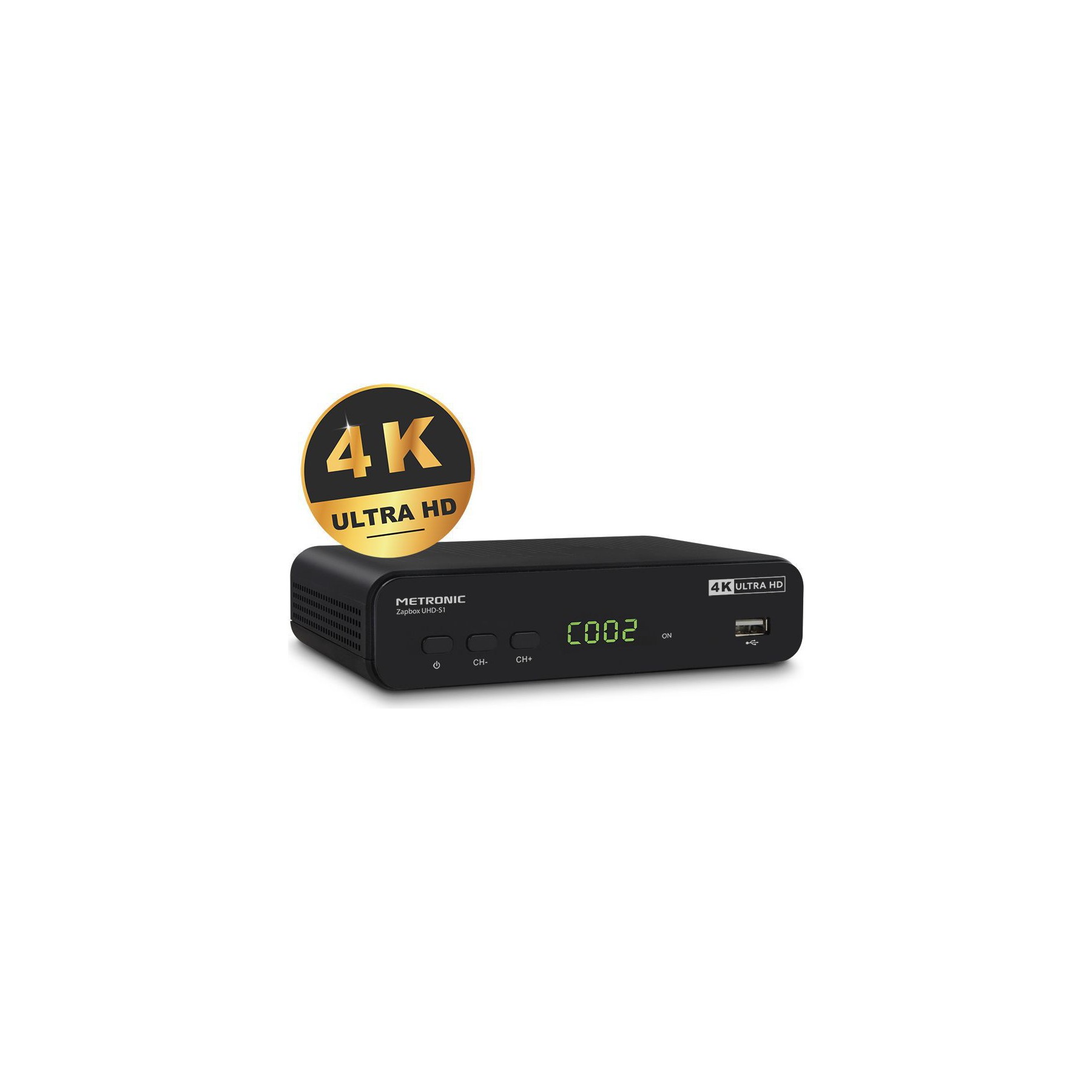 Décodeur TNT METRONIC Décodeur TNT Zapbox UHD-S1 4K