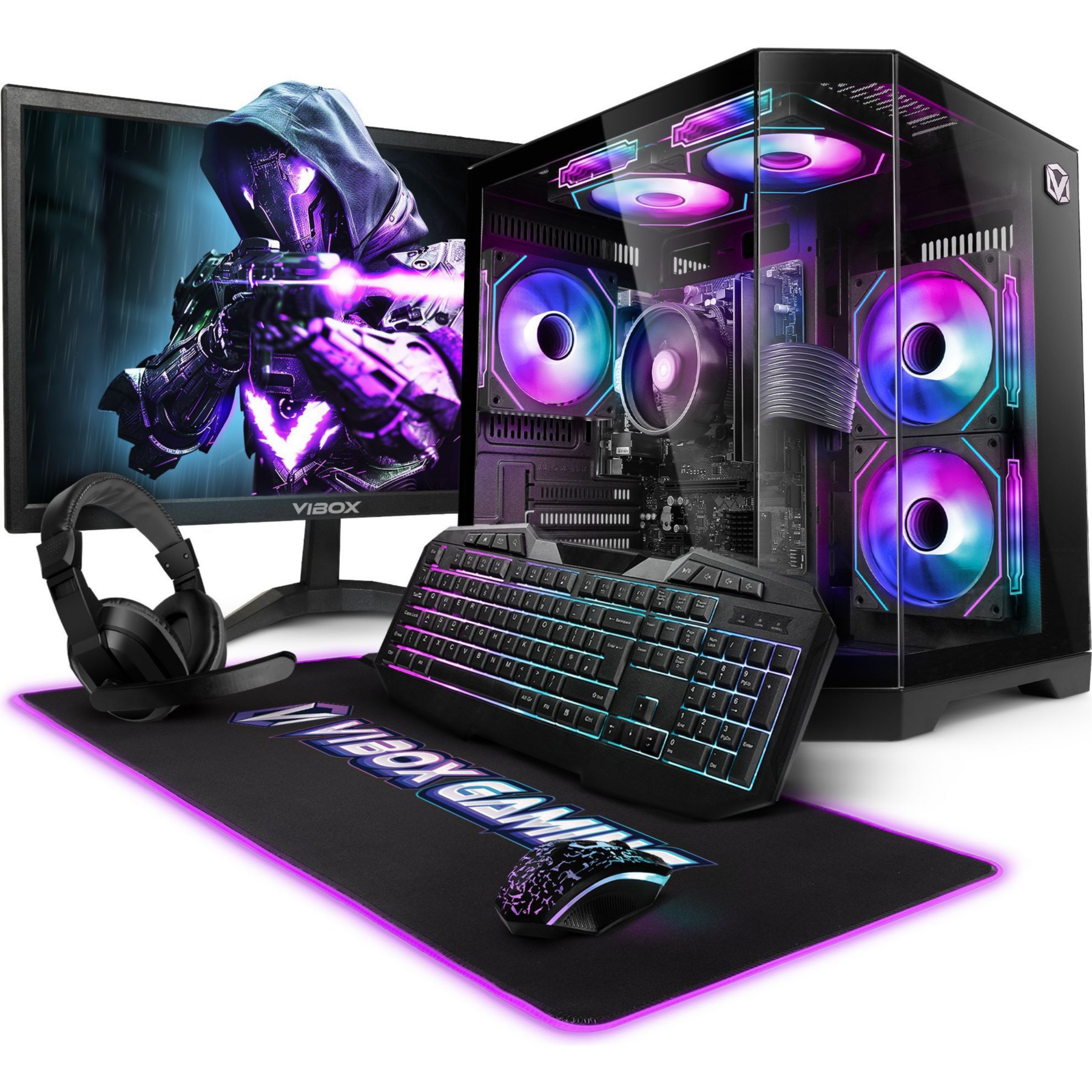 PC Gamer VIBOX 3200G • 16Go • 2To HDD 240Go SSD • Win11