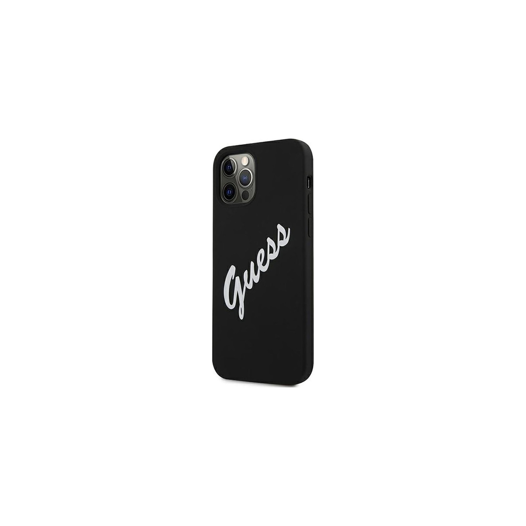 Coque GUESS pour iPhone 12 / 12 Pro Silicone Vintage
