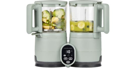 Mixeur Cuiseur Bébé BABYMOOV Nutriglass Celadon Green