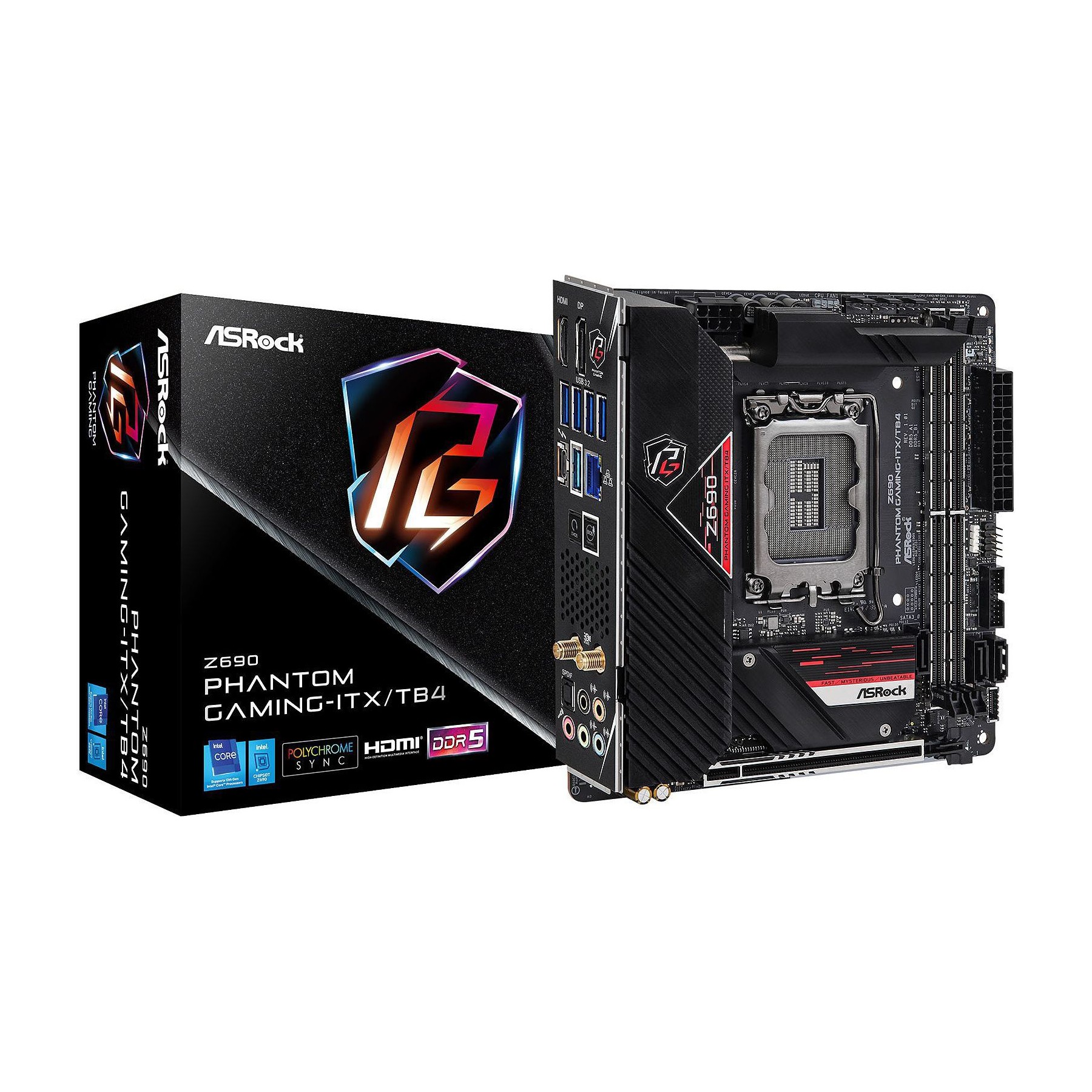 Carte mère ASROCK Z690 Phantom Gaming-ITX/TB4