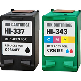 Cartouche d'encre SHOP-STORY Cartouches Compatibles HP 337 343 Imprim