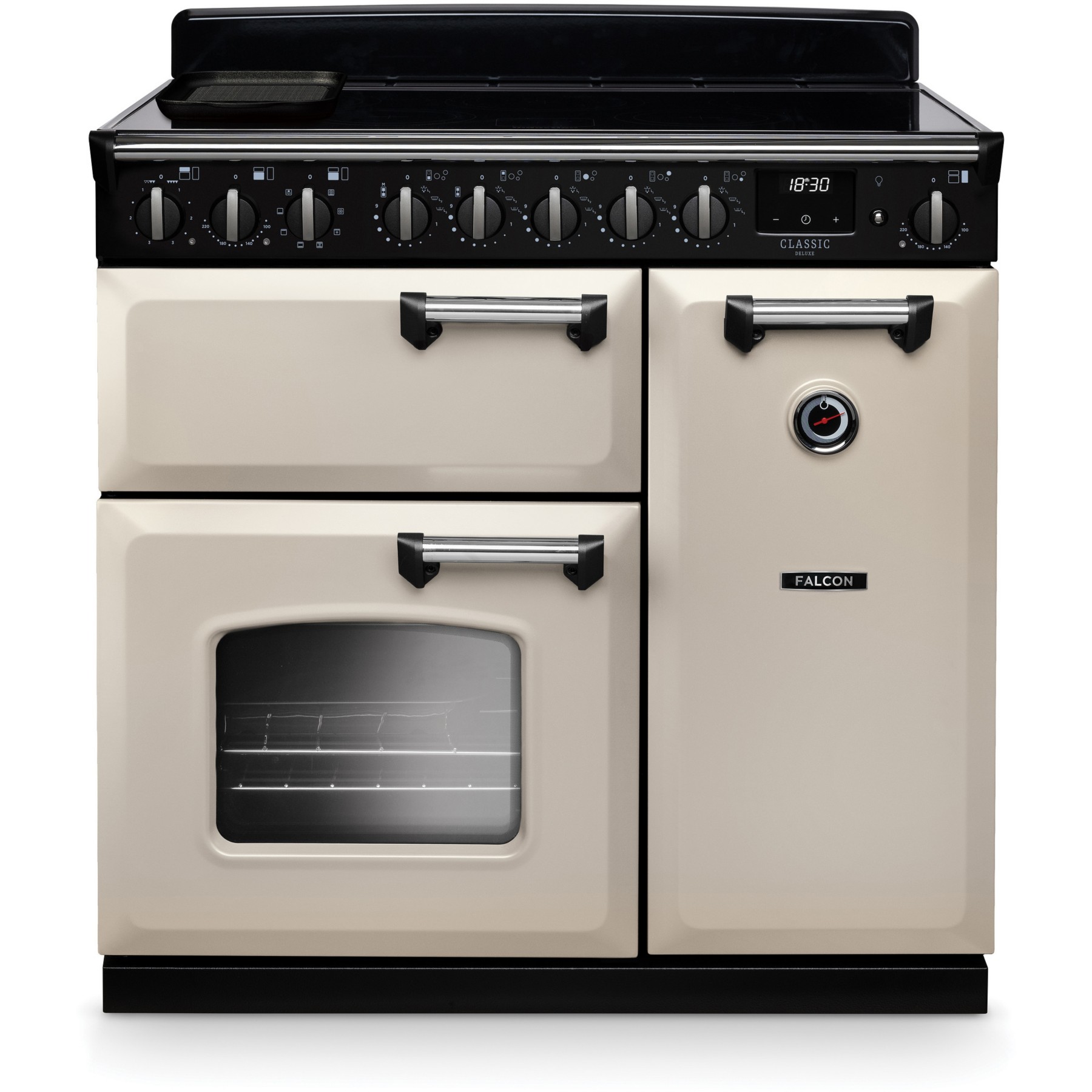 Piano de cuisson induction FALCON NGC TAB IND 90 CM CREME PASTEL CHROME