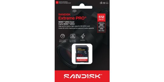 Carte SD SANDISK Extreme PRO 512GB SDXC