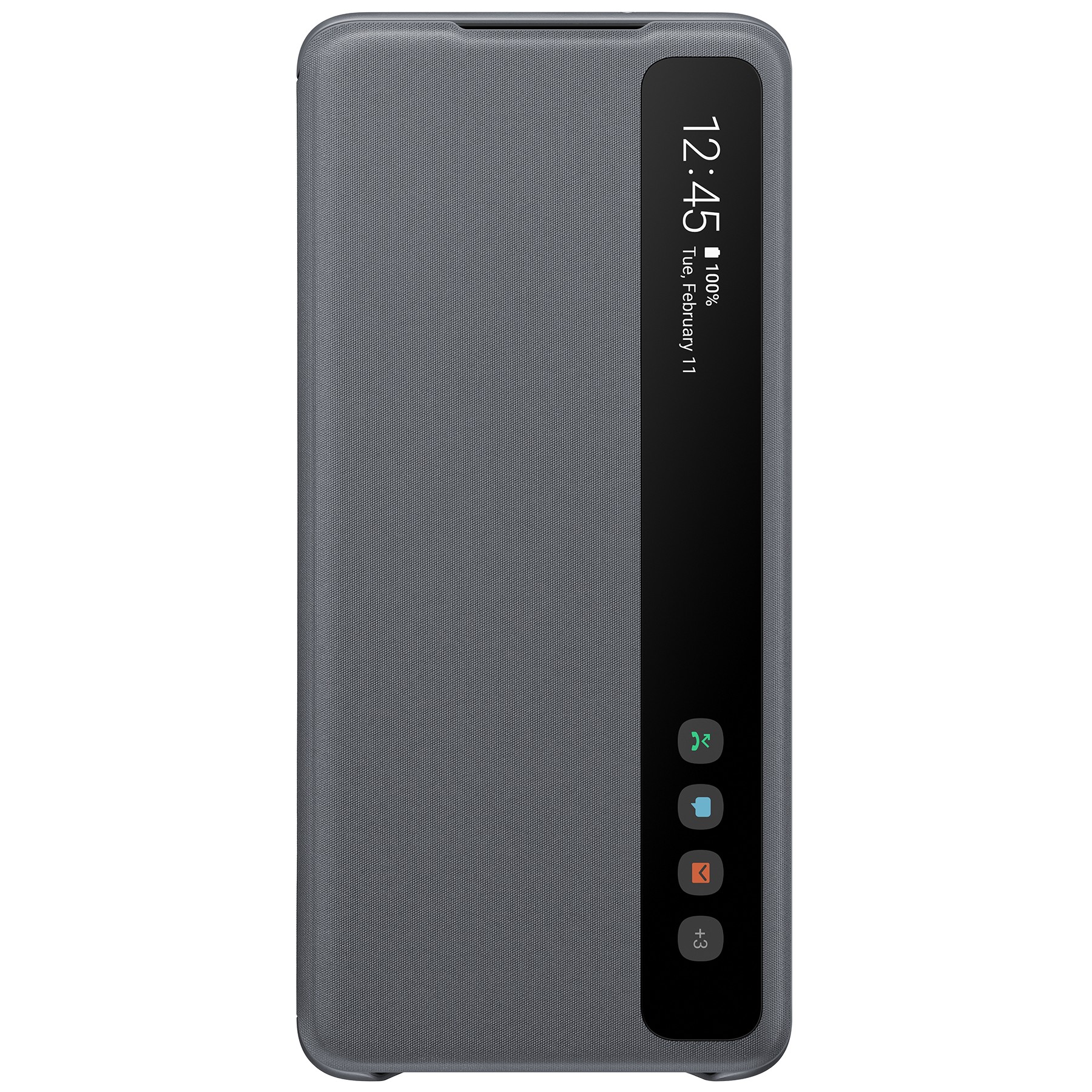 Etui SAMSUNG S20+ Clear View cover gris
