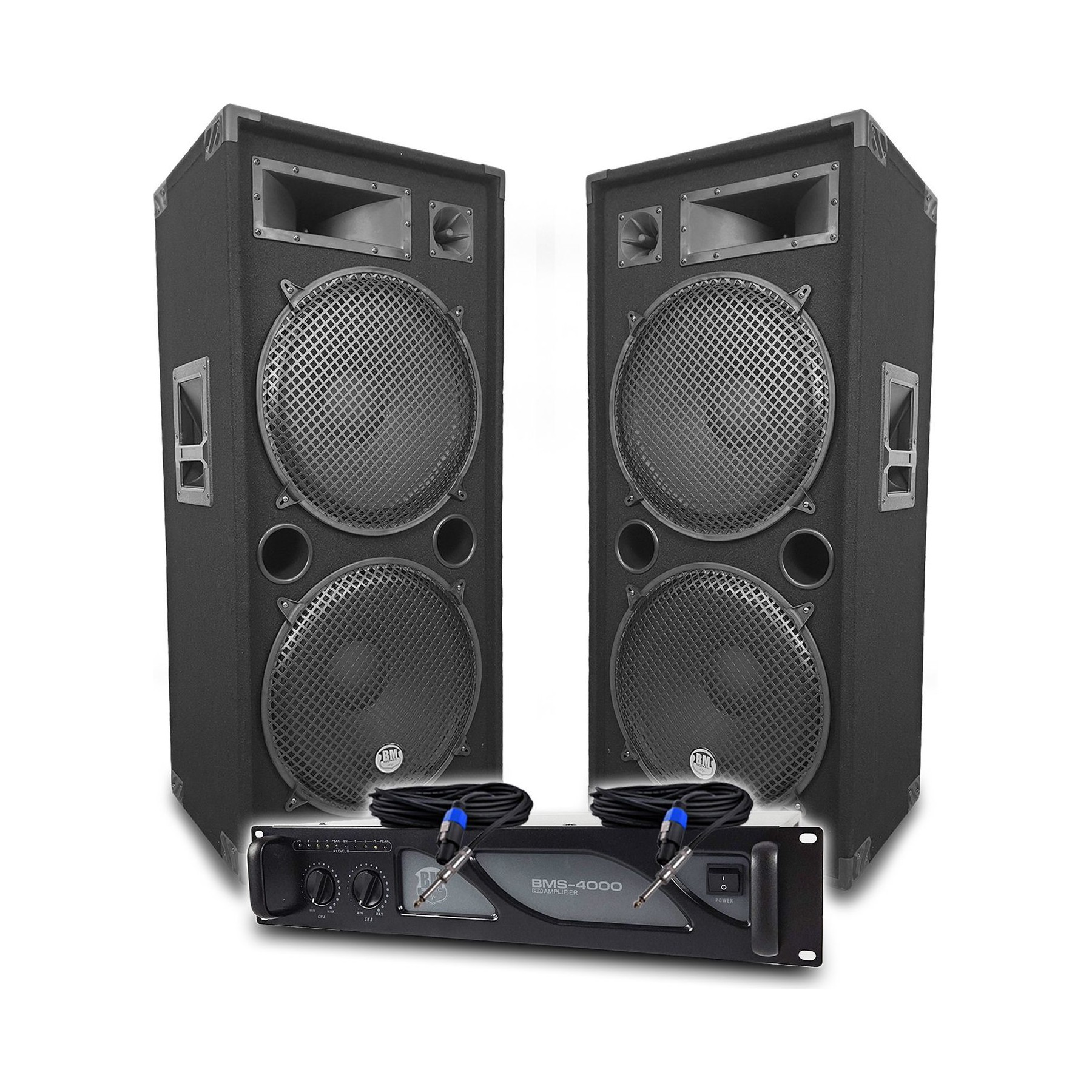 Pack sono BM SONIC Enceintes 2x2000W