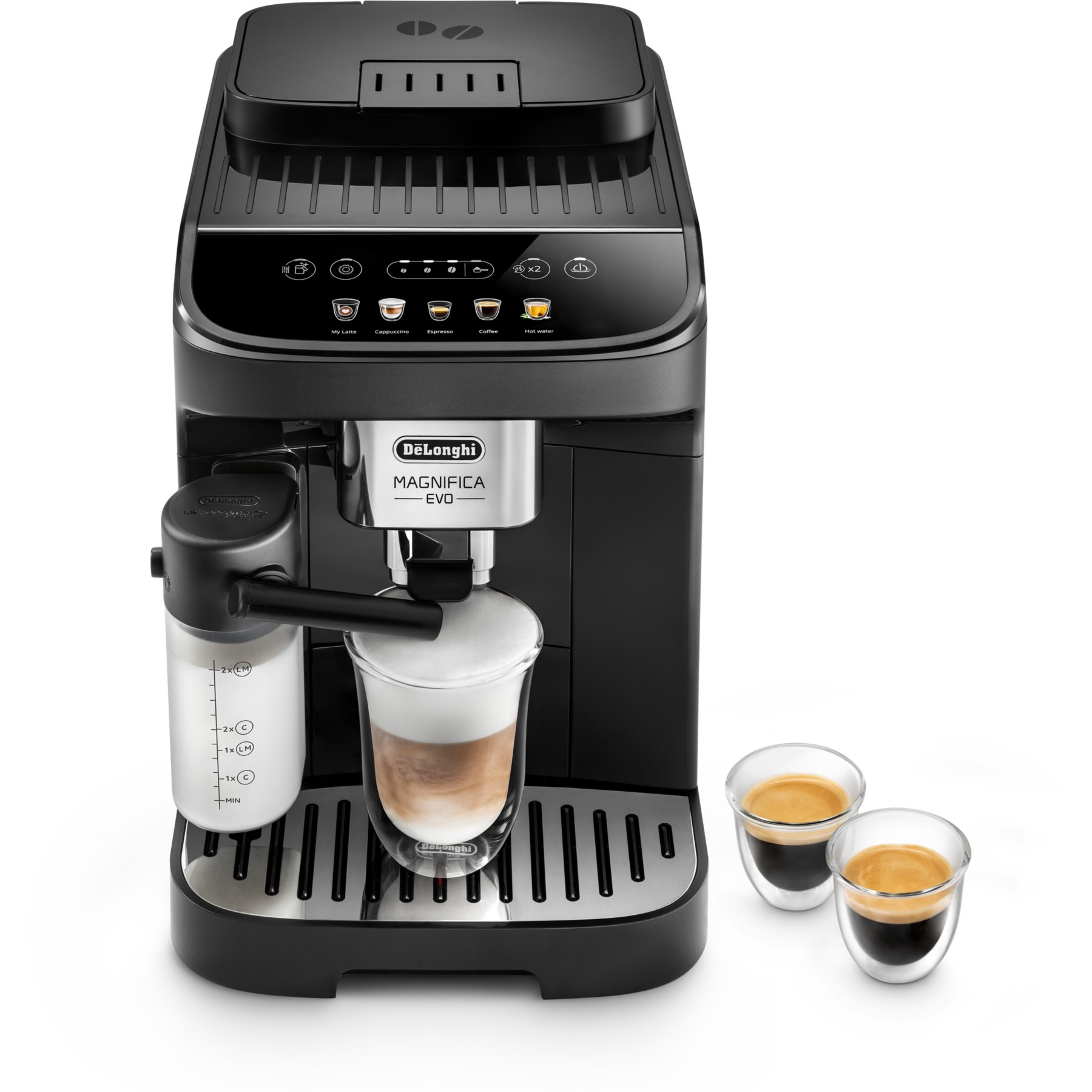 Expresso Broyeur DELONGHI Magnifica Evo My Latte FEB2961.B noir