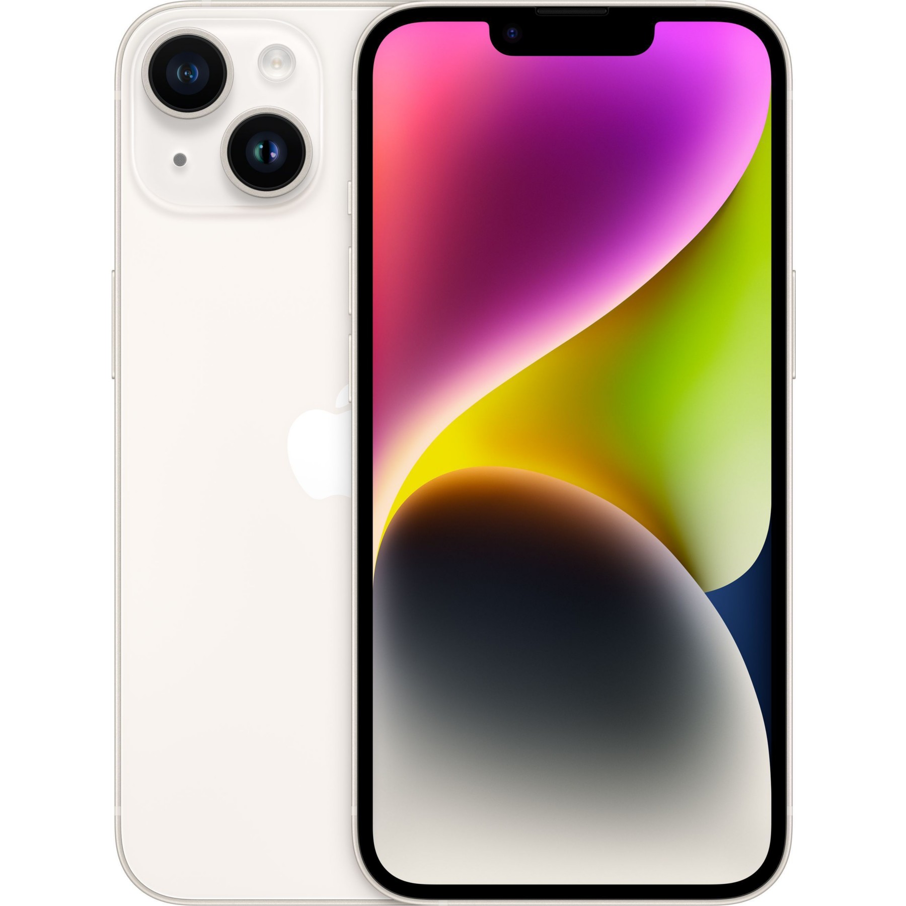 Smartphone APPLE iPhone 14 Blanc 256Go Batterie Neuve Reconditionné