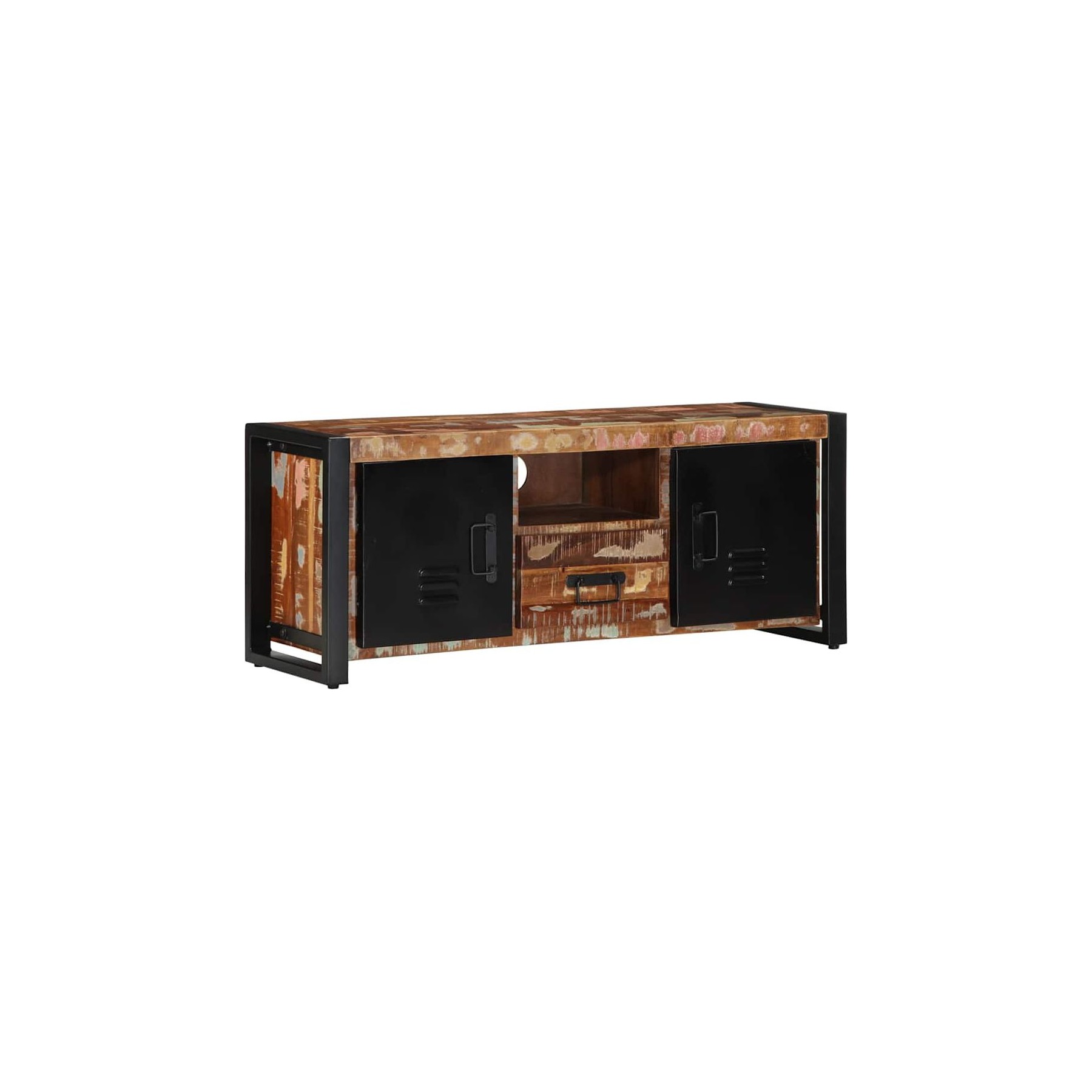 Meuble TV HELLOSHOP26 Meuble TV pratique avec grand espace de